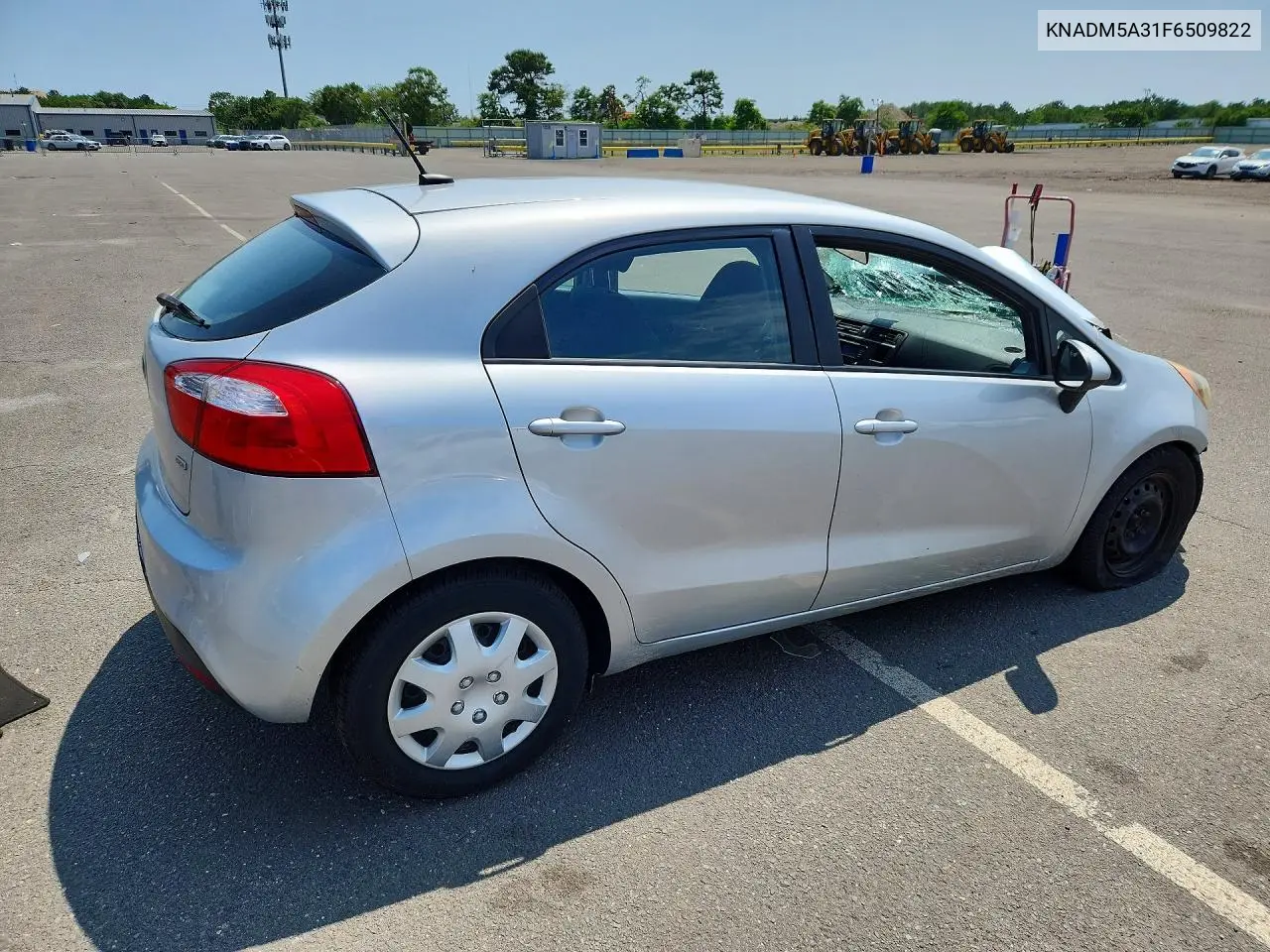 2015 Kia Rio Lx VIN: KNADM5A31F6509822 Lot: 60931536