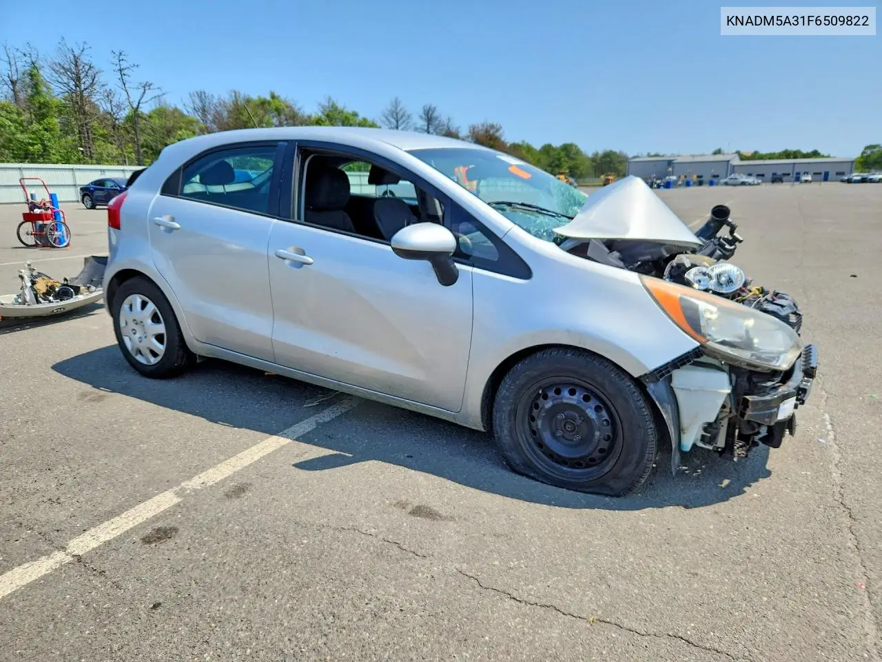 2015 Kia Rio Lx VIN: KNADM5A31F6509822 Lot: 60931536