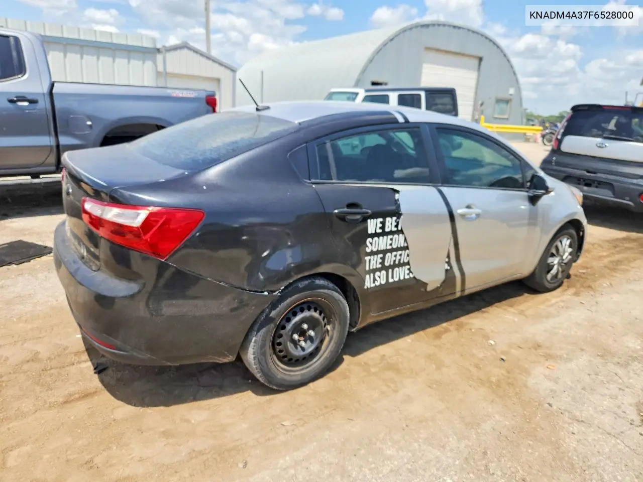 2015 Kia Rio Lx VIN: KNADM4A37F6528000 Lot: 61095346