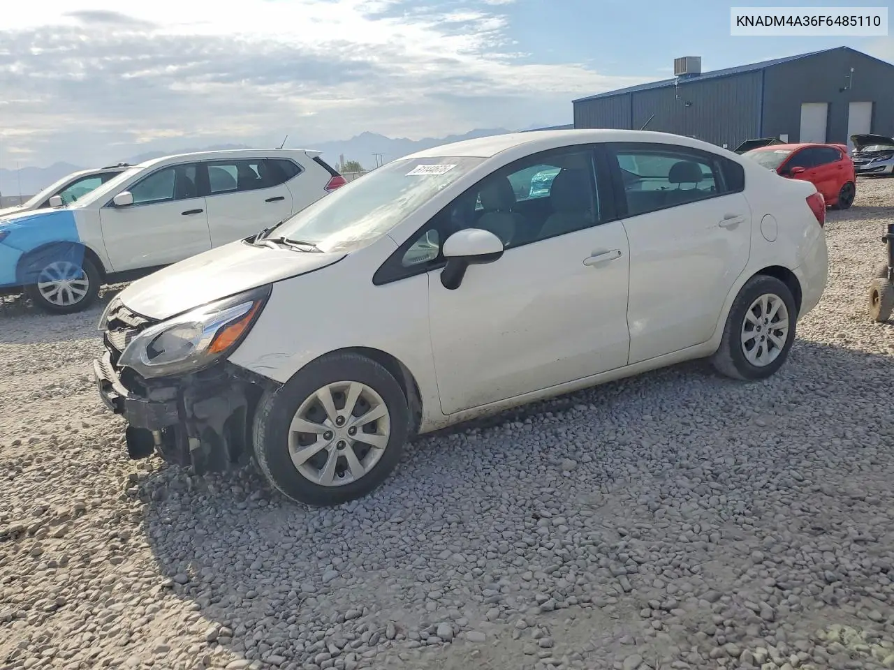 2015 Kia Rio Lx VIN: KNADM4A36F6485110 Lot: 61144676