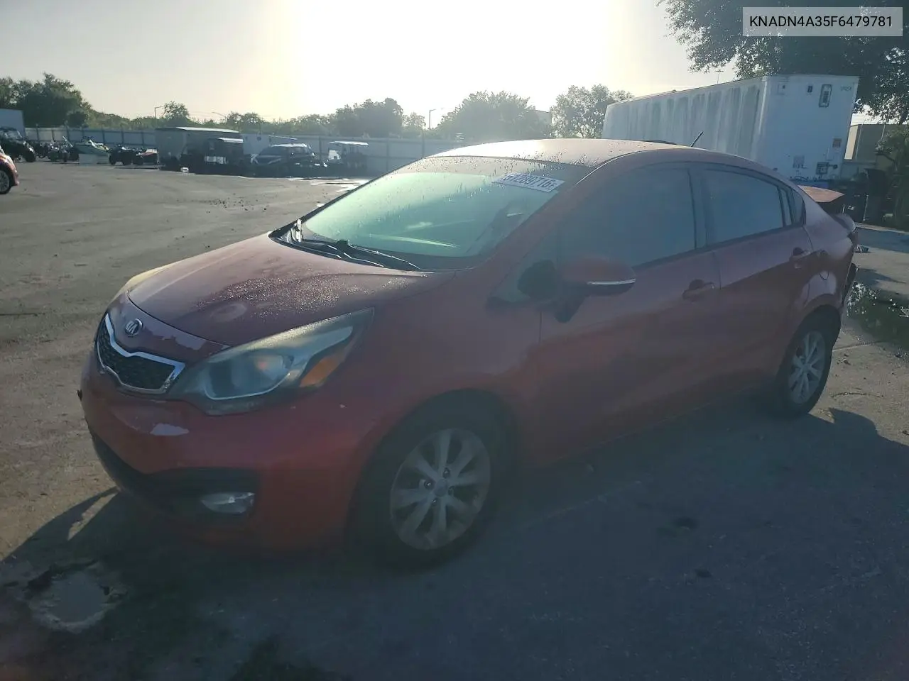 2015 Kia Rio Ex VIN: KNADN4A35F6479781 Lot: 61289716