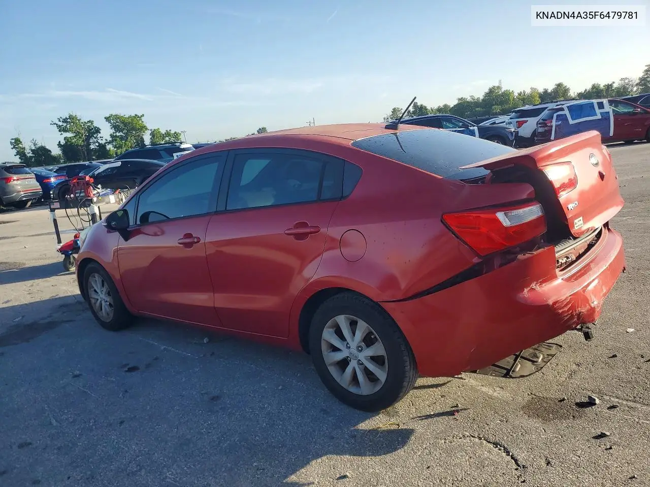 2015 Kia Rio Ex VIN: KNADN4A35F6479781 Lot: 61289716