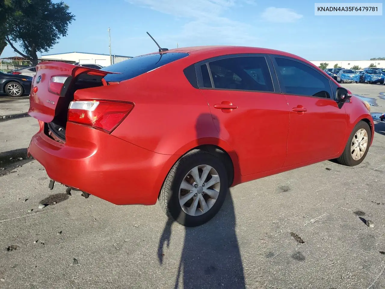 2015 Kia Rio Ex VIN: KNADN4A35F6479781 Lot: 61289716