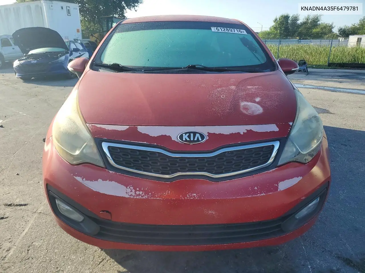 2015 Kia Rio Ex VIN: KNADN4A35F6479781 Lot: 61289716