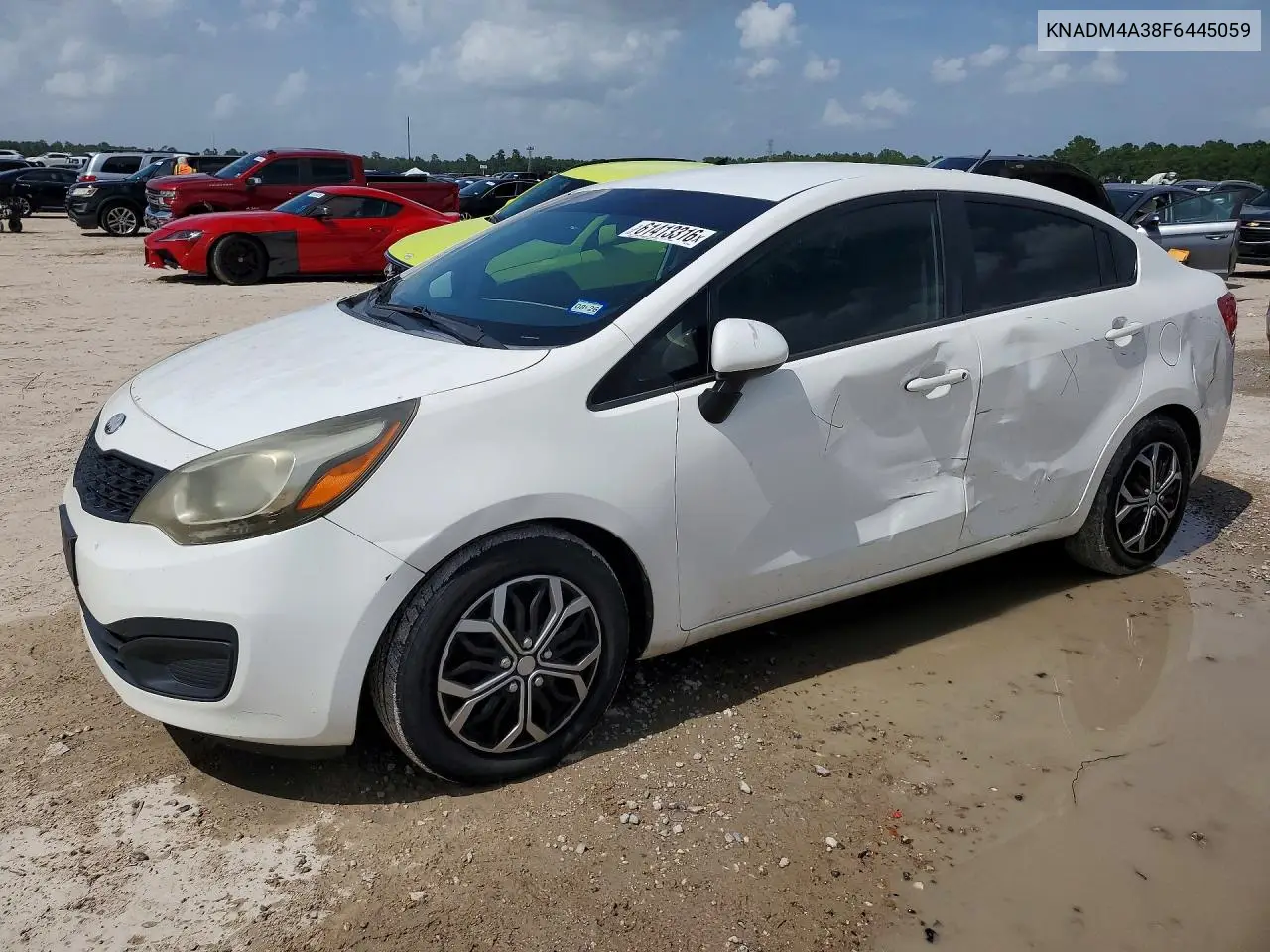 2015 Kia Rio Lx VIN: KNADM4A38F6445059 Lot: 61413316