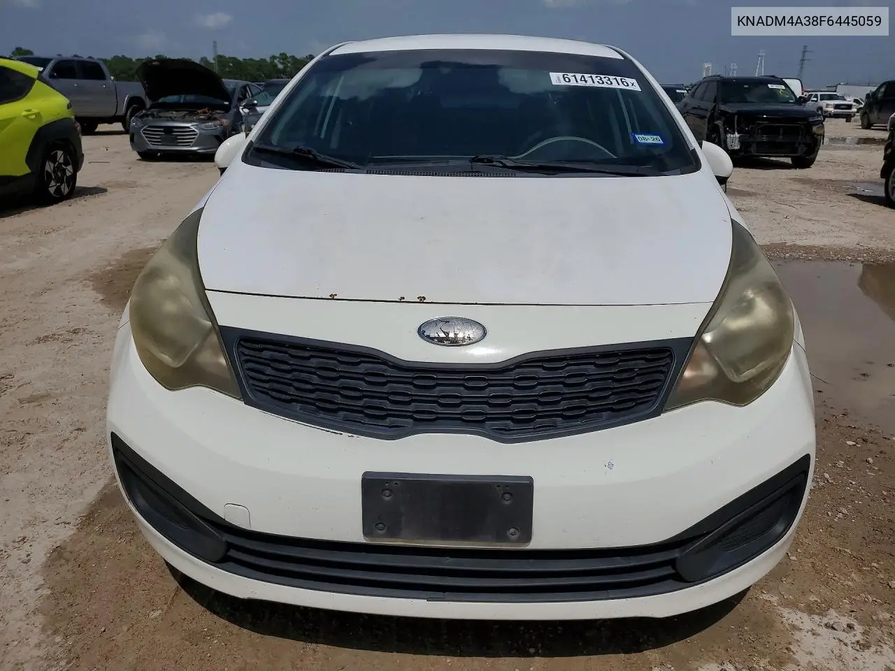 2015 Kia Rio Lx VIN: KNADM4A38F6445059 Lot: 61413316