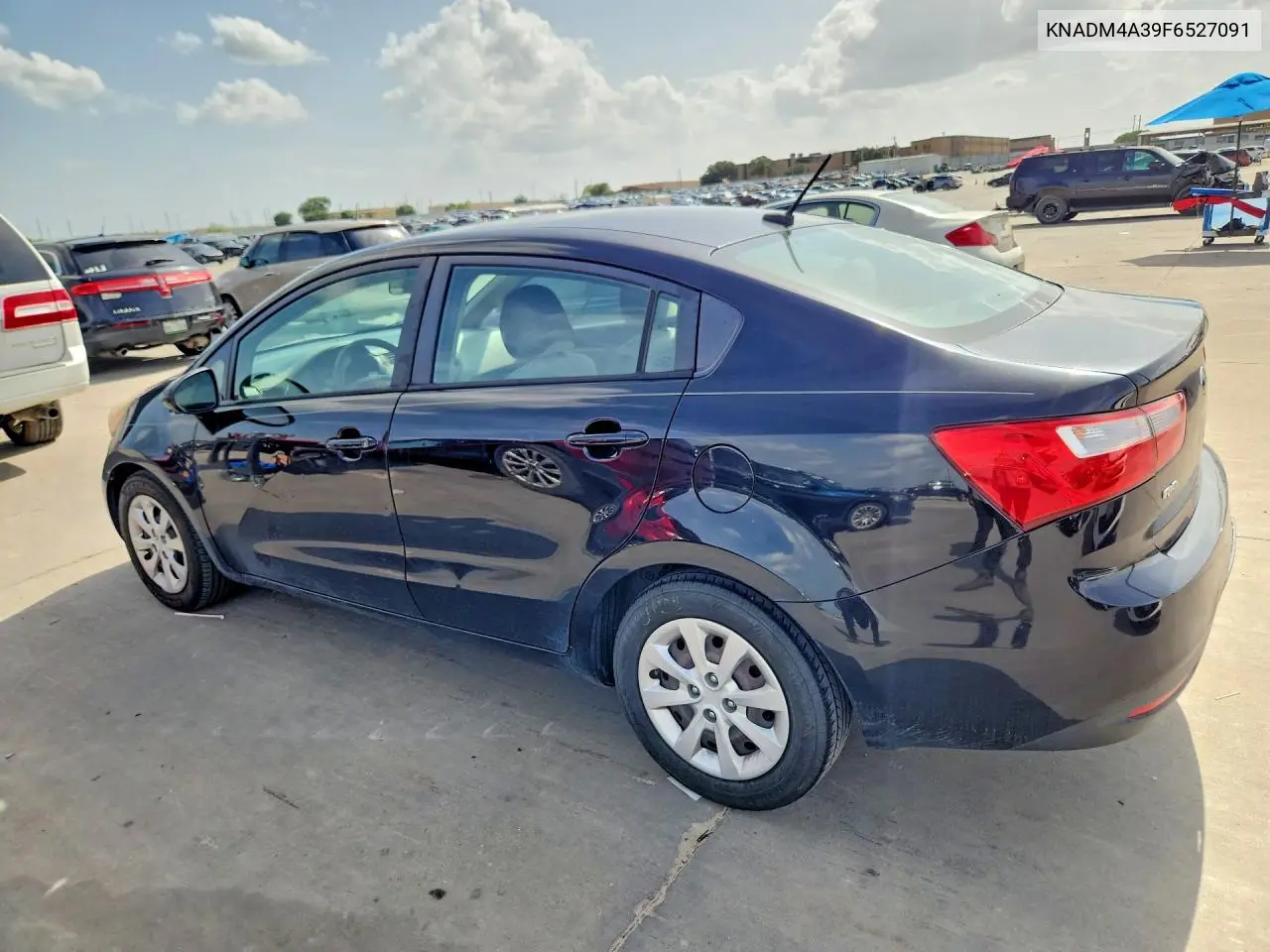 2015 Kia Rio Lx VIN: KNADM4A39F6527091 Lot: 61799766