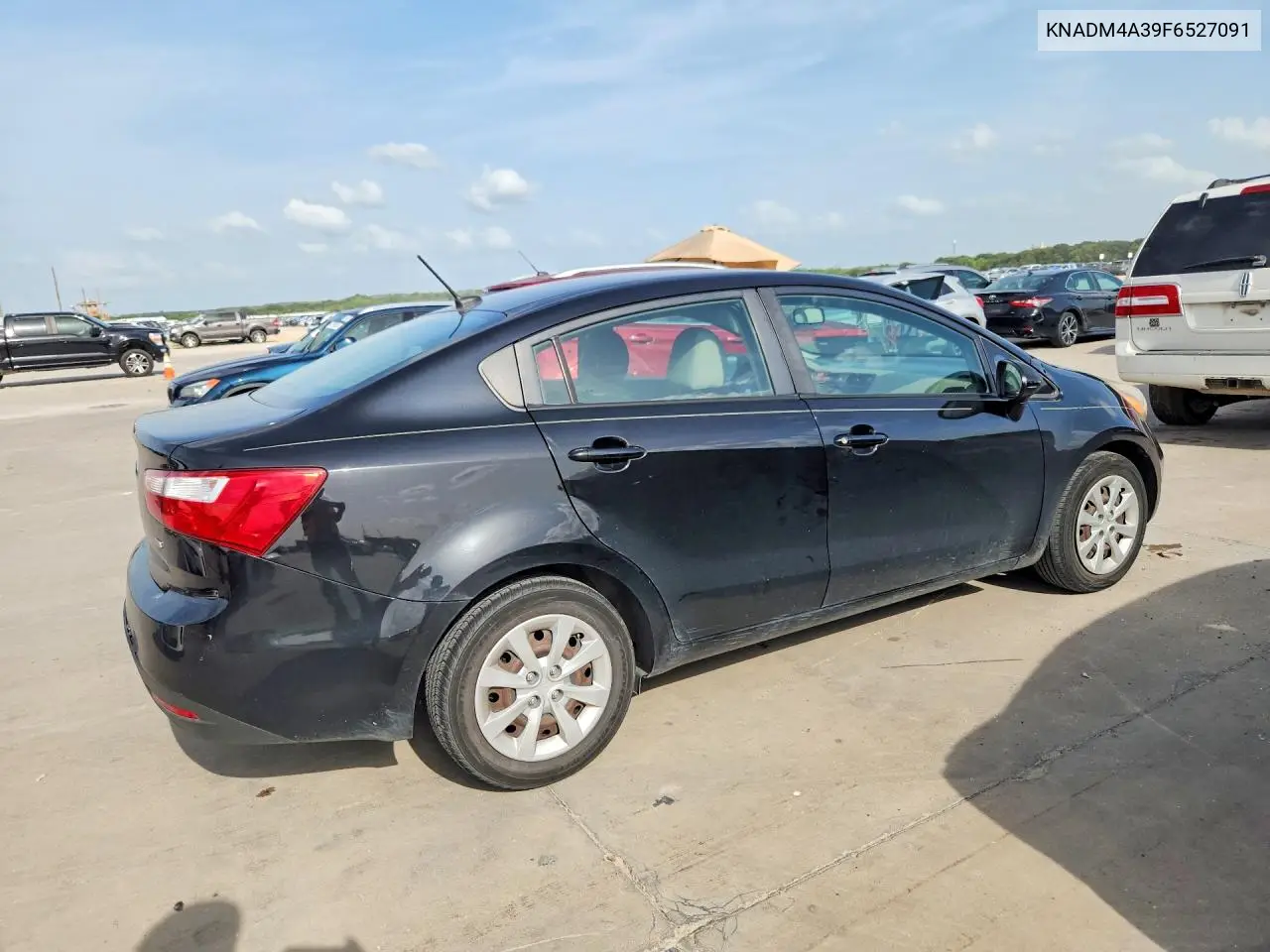 2015 Kia Rio Lx VIN: KNADM4A39F6527091 Lot: 61799766