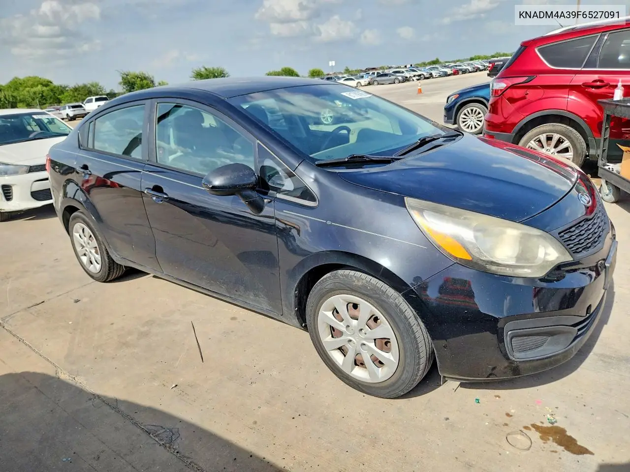 2015 Kia Rio Lx VIN: KNADM4A39F6527091 Lot: 61799766