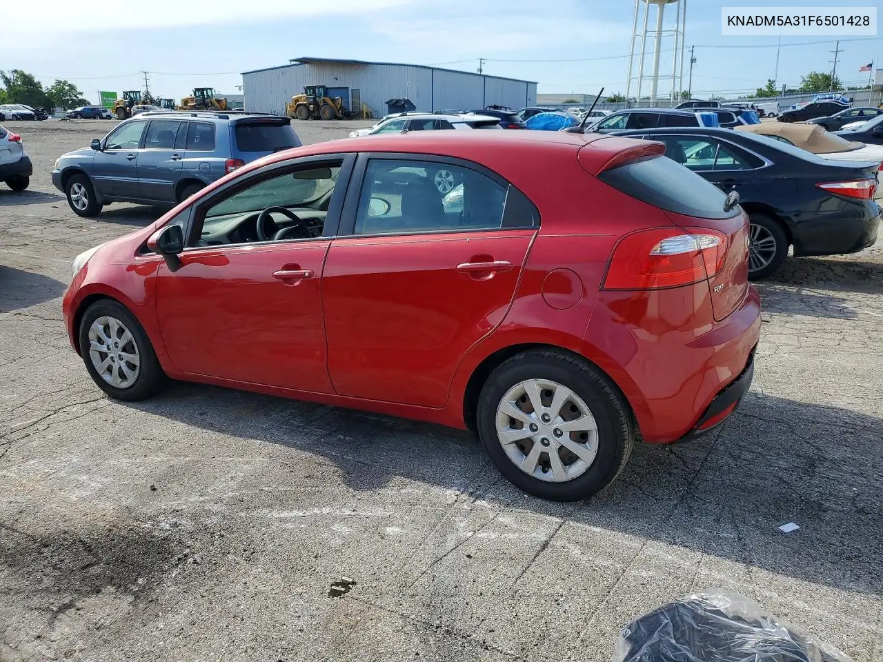 2015 Kia Rio VIN: KNADM5A31F6501428 Lot: 61859116