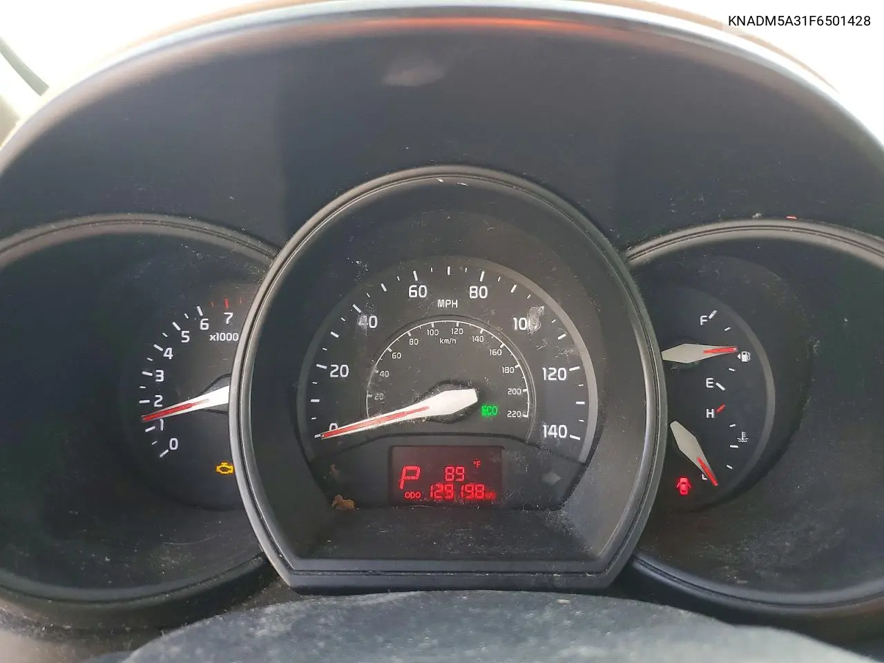 2015 Kia Rio VIN: KNADM5A31F6501428 Lot: 61859116