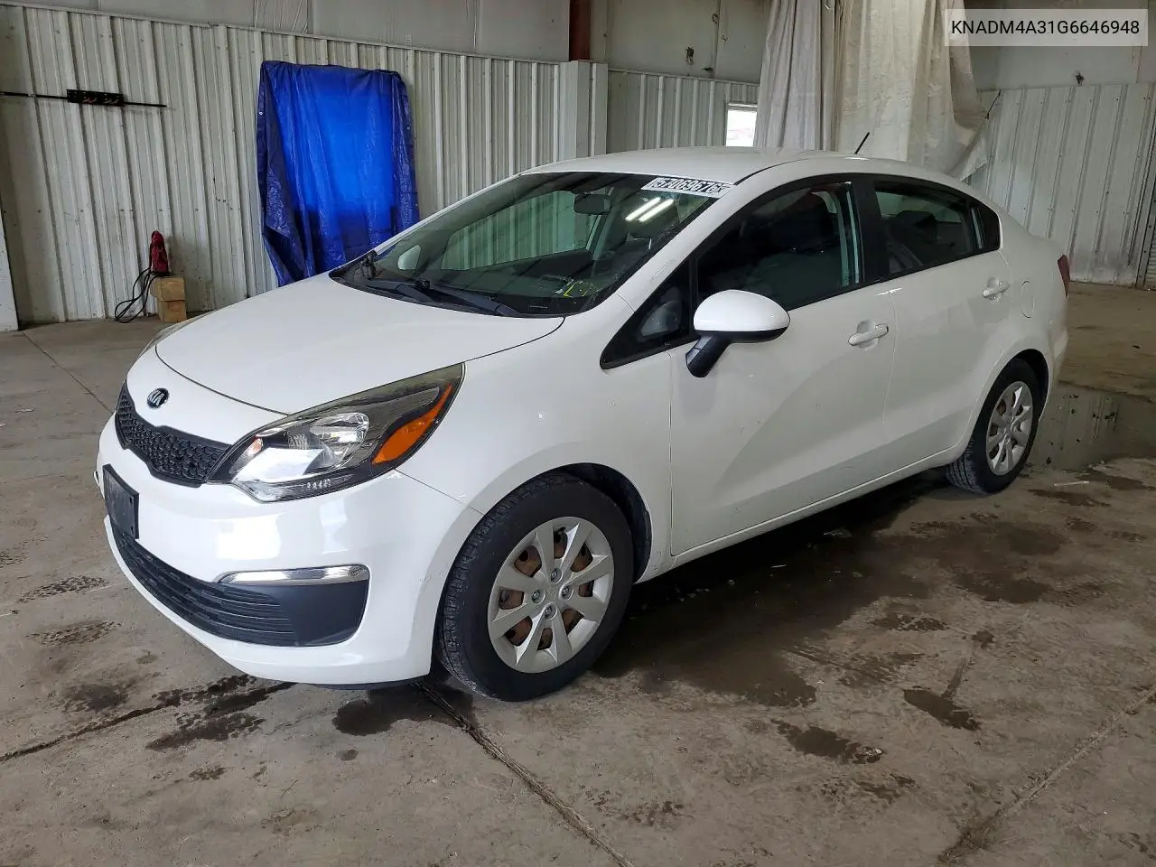 2016 Kia Rio Lx VIN: KNADM4A31G6646948 Lot: 57069676