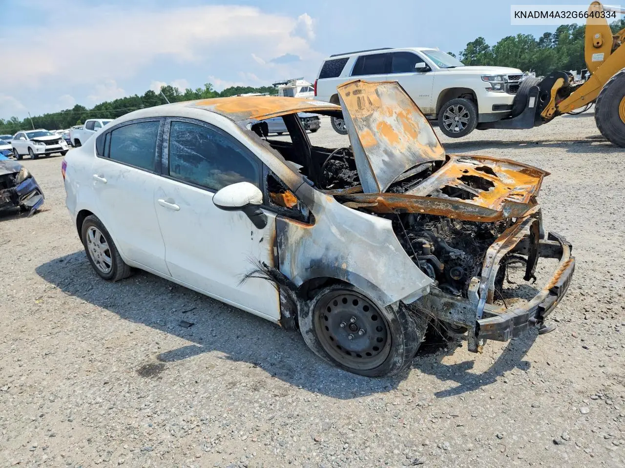 2016 Kia Rio Lx VIN: KNADM4A32G6640334 Lot: 59334256