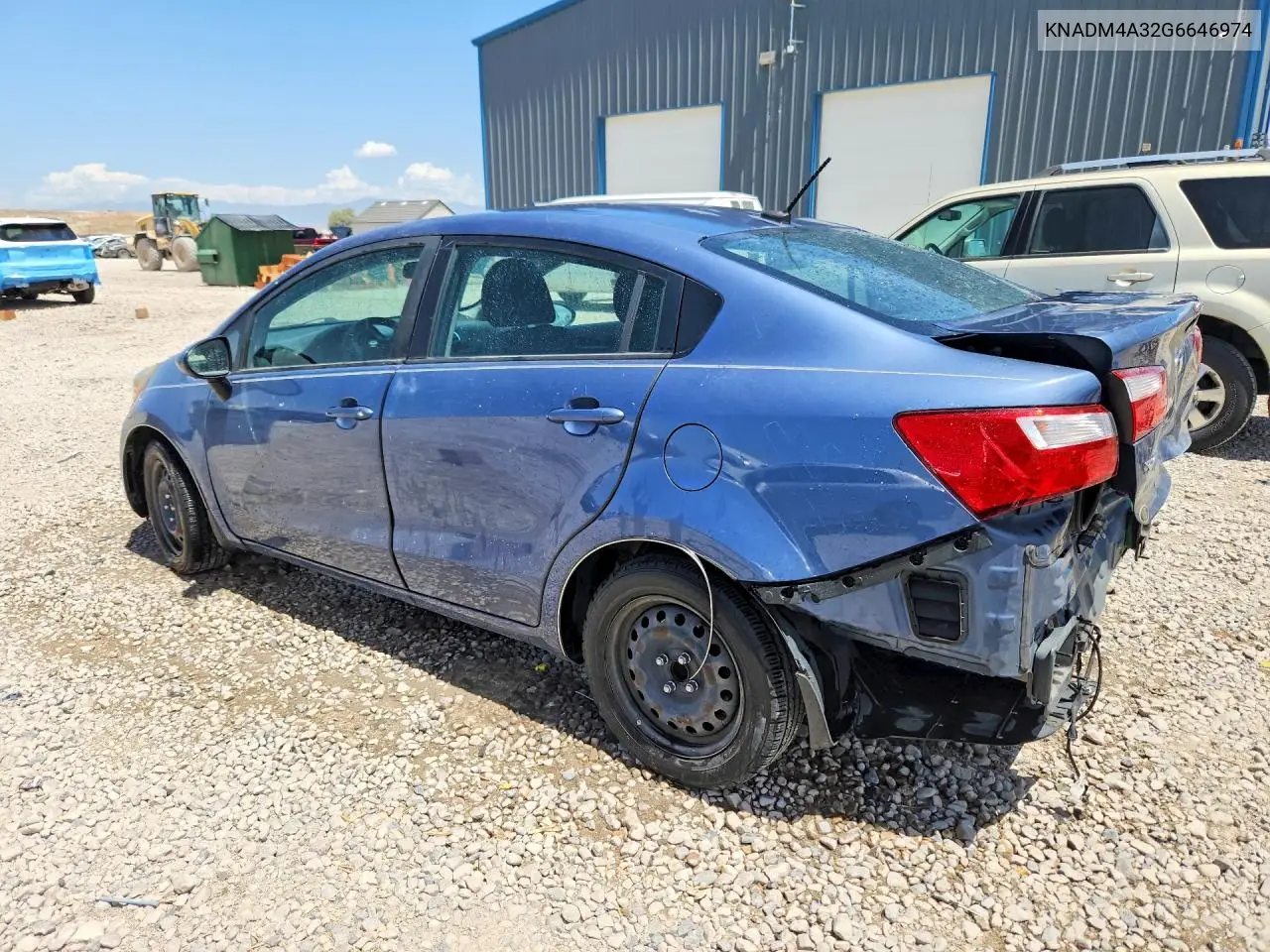 2016 Kia Rio Lx VIN: KNADM4A32G6646974 Lot: 60420606