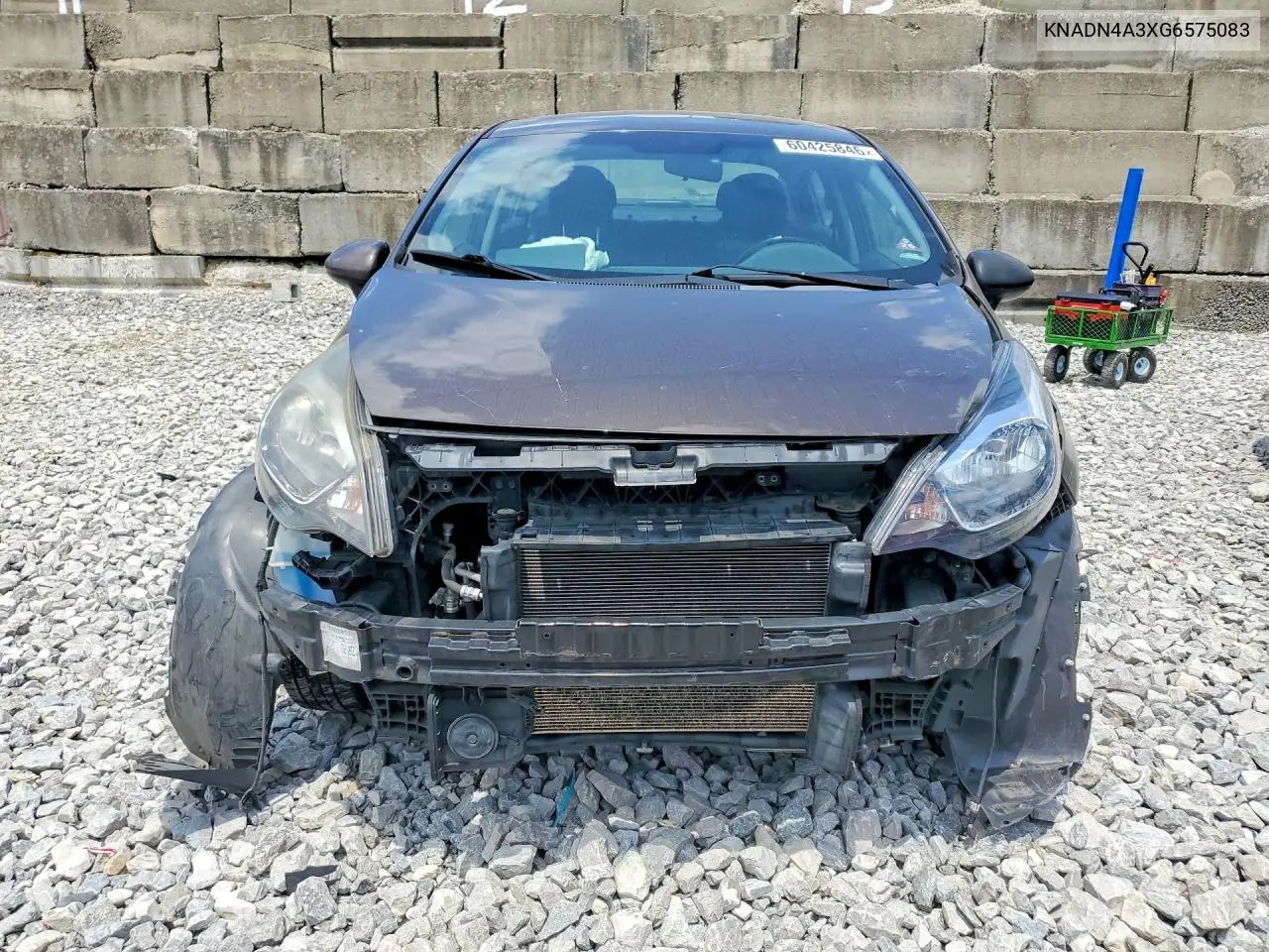 2016 Kia Rio Ex VIN: KNADN4A3XG6575083 Lot: 60425846