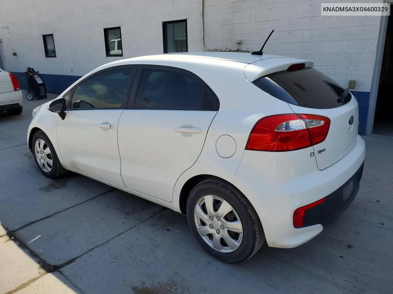 2016 Kia Rio Lx VIN: KNADM5A3XG6600329 Lot: 61048496
