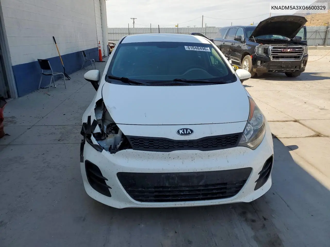 2016 Kia Rio Lx VIN: KNADM5A3XG6600329 Lot: 61048496