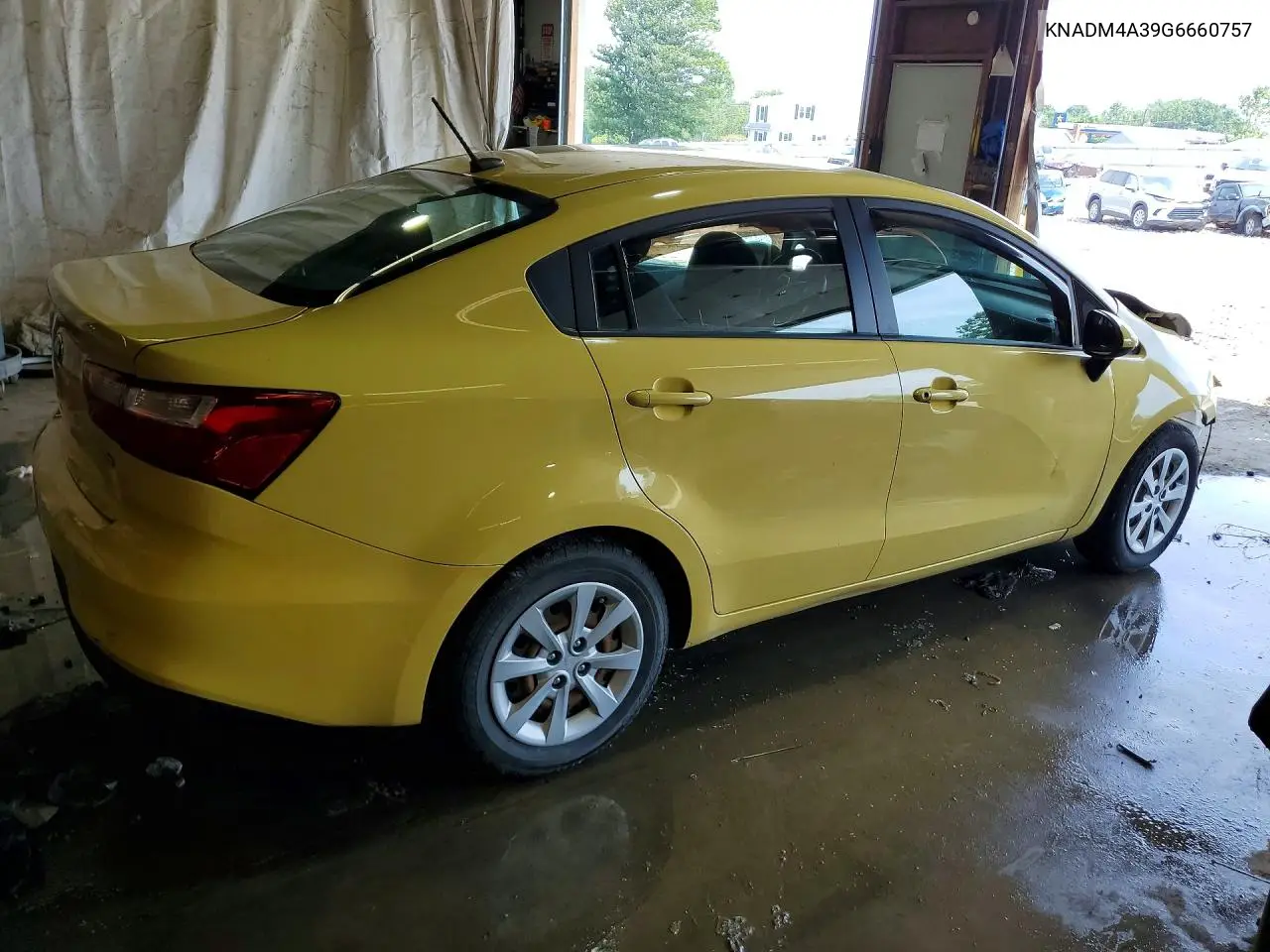 2016 Kia Rio Lx VIN: KNADM4A39G6660757 Lot: 61140096
