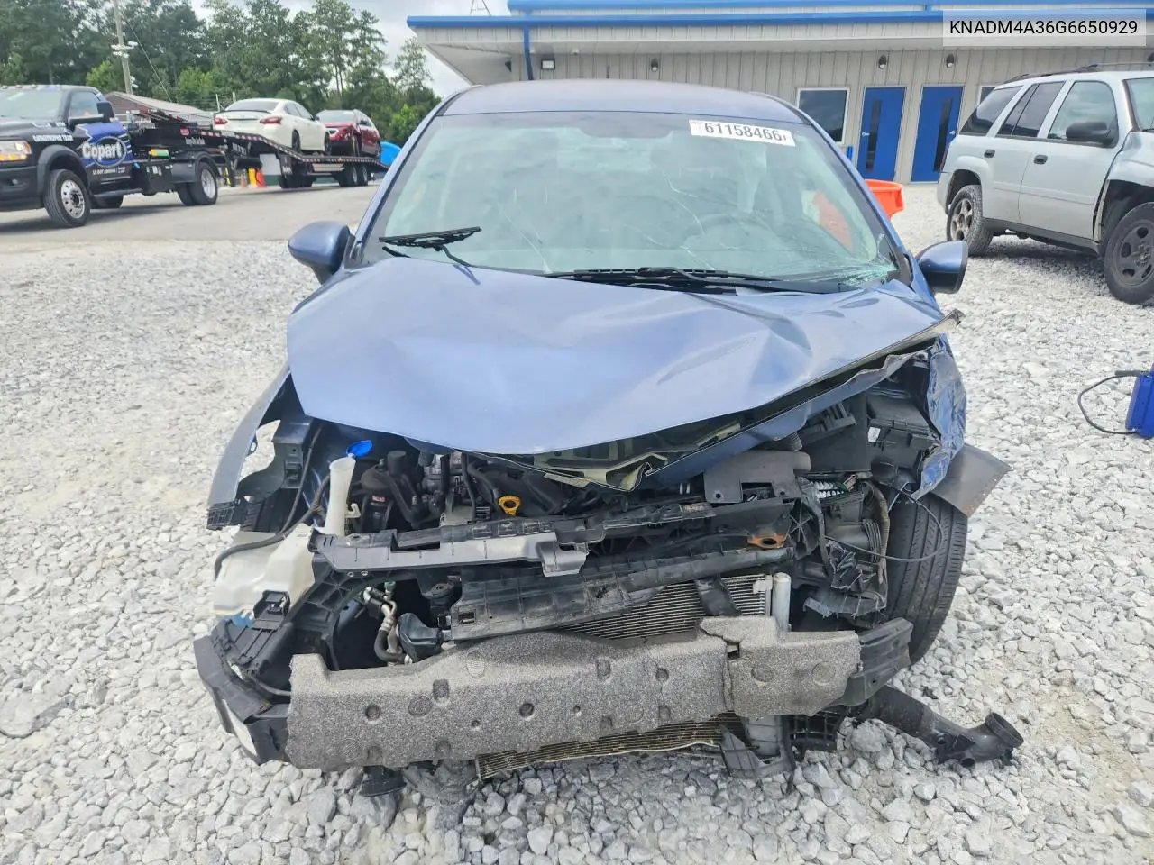 2016 Kia Rio Lx VIN: KNADM4A36G6650929 Lot: 61158466