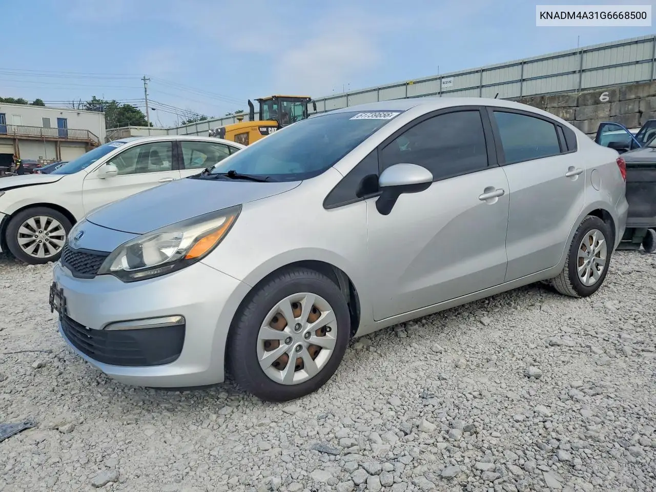 2016 Kia Rio Lx VIN: KNADM4A31G6668500 Lot: 61739656