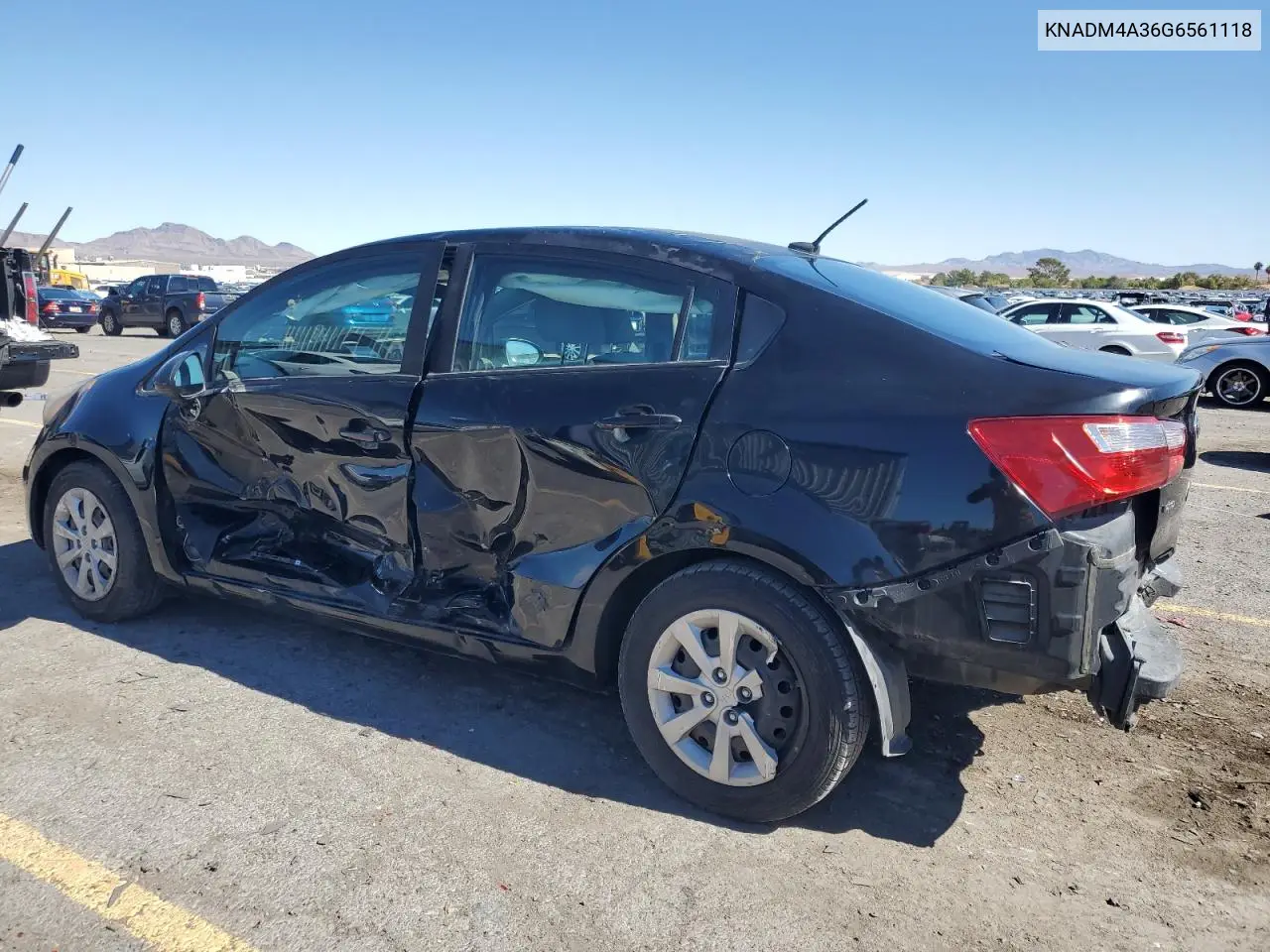 KNADM4A36G6561118 2016 Kia Rio Lx