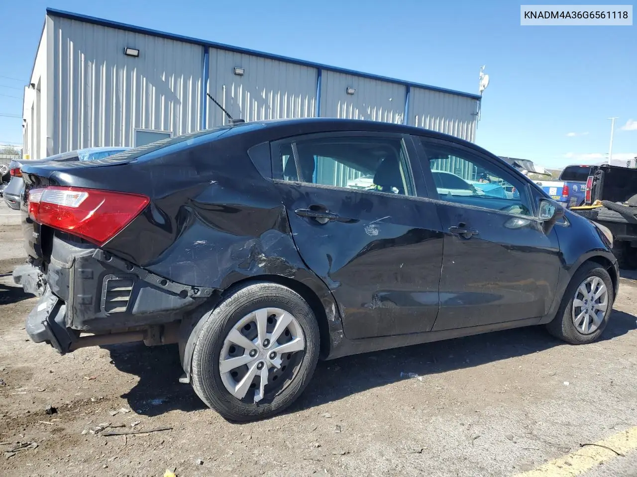 KNADM4A36G6561118 2016 Kia Rio Lx