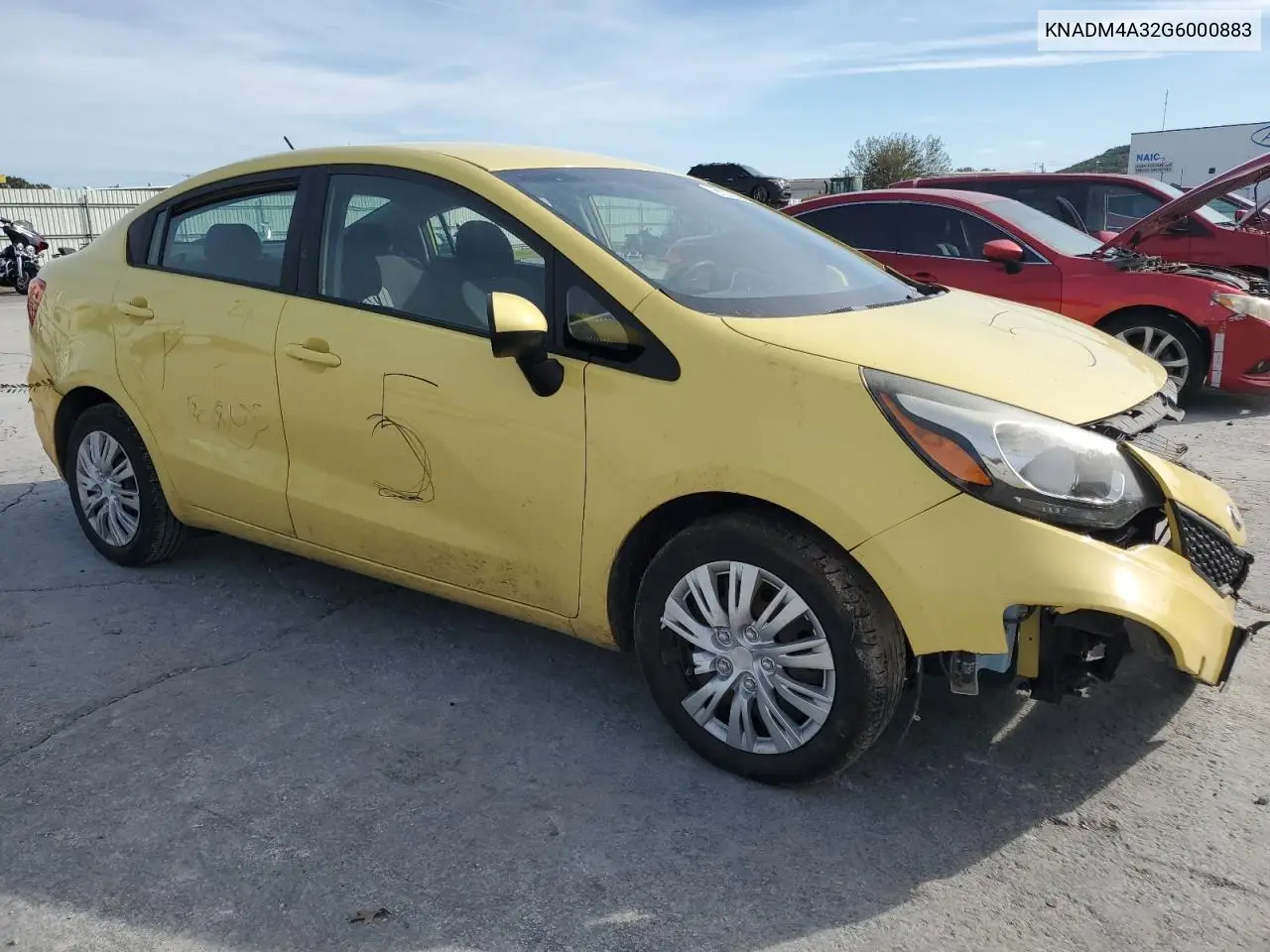 KNADM4A32G6000883 2016 Kia Rio Lx