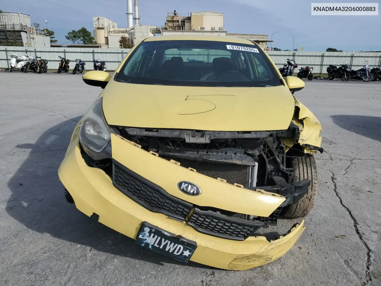 KNADM4A32G6000883 2016 Kia Rio Lx
