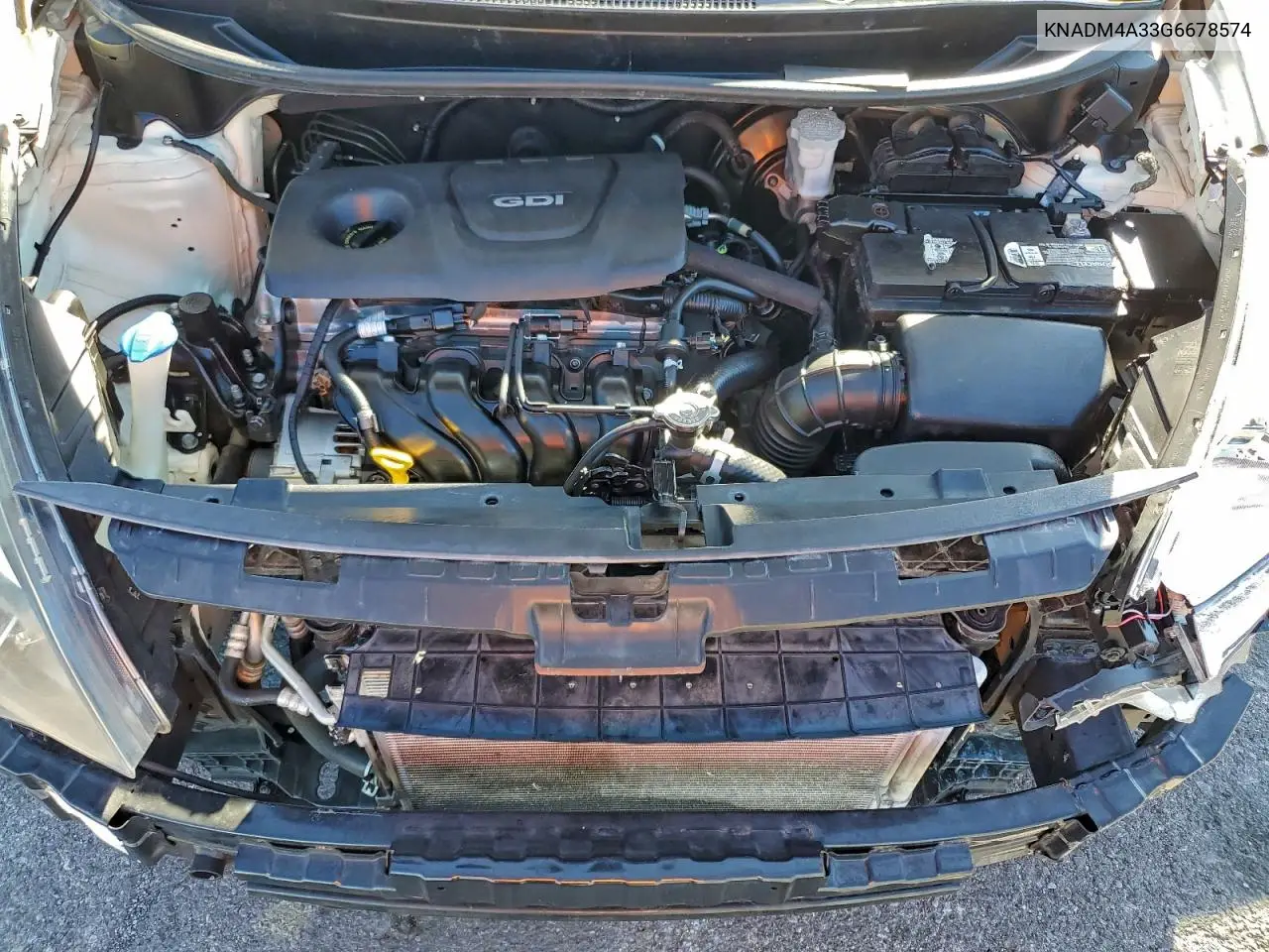 KNADM4A33G6678574 2016 Kia Rio Lx