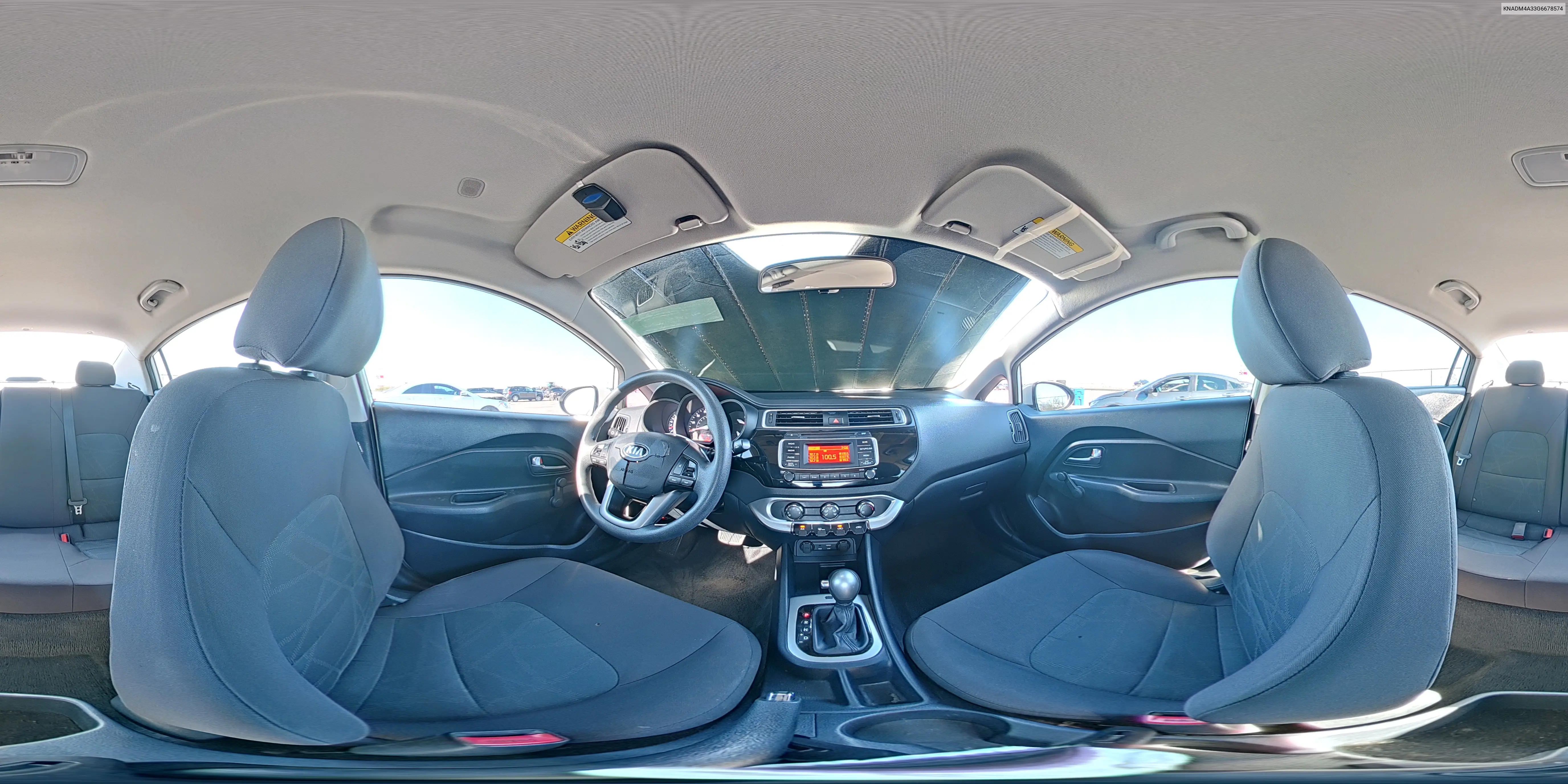 KNADM4A33G6678574 2016 Kia Rio Lx