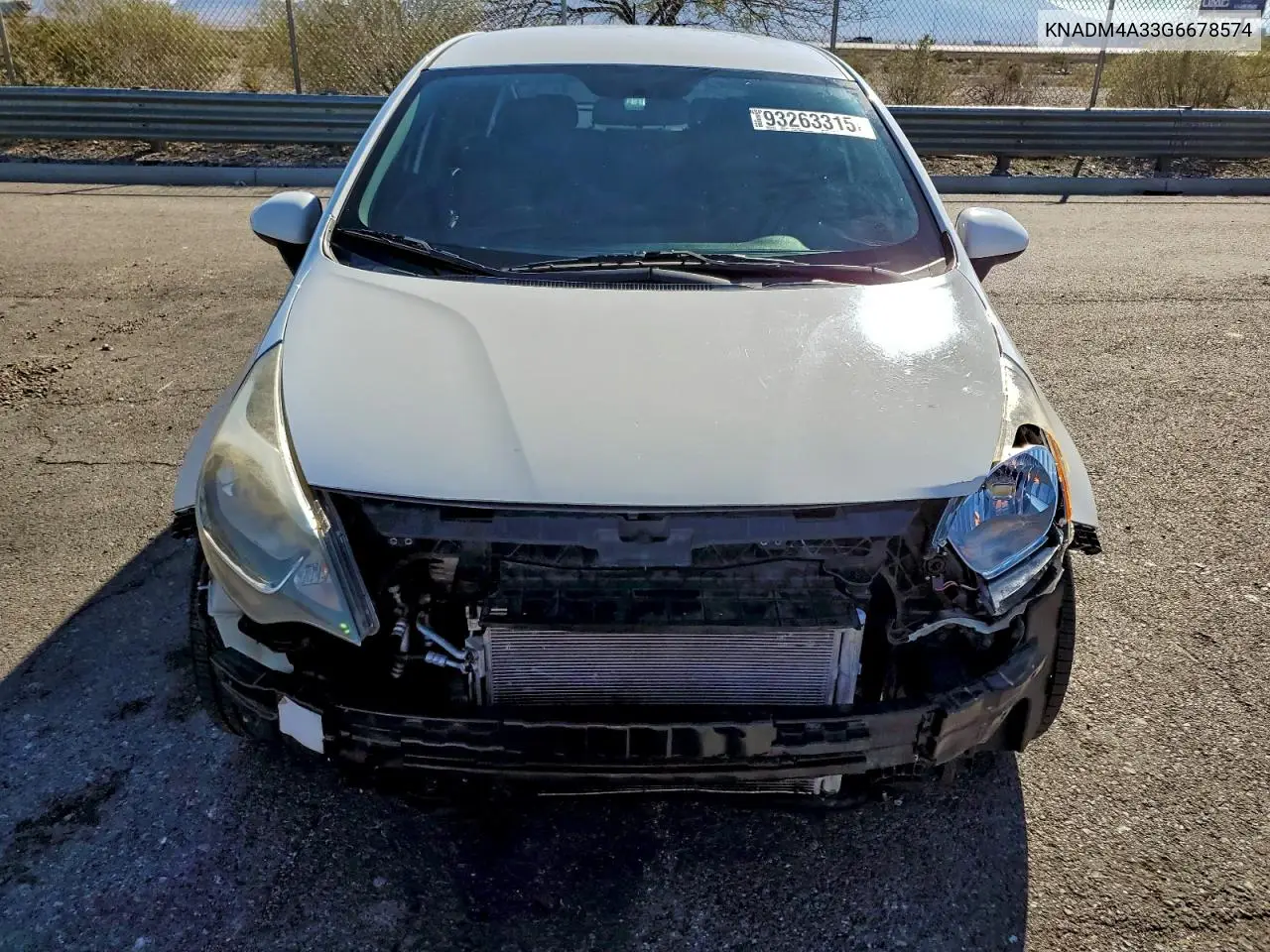 KNADM4A33G6678574 2016 Kia Rio Lx