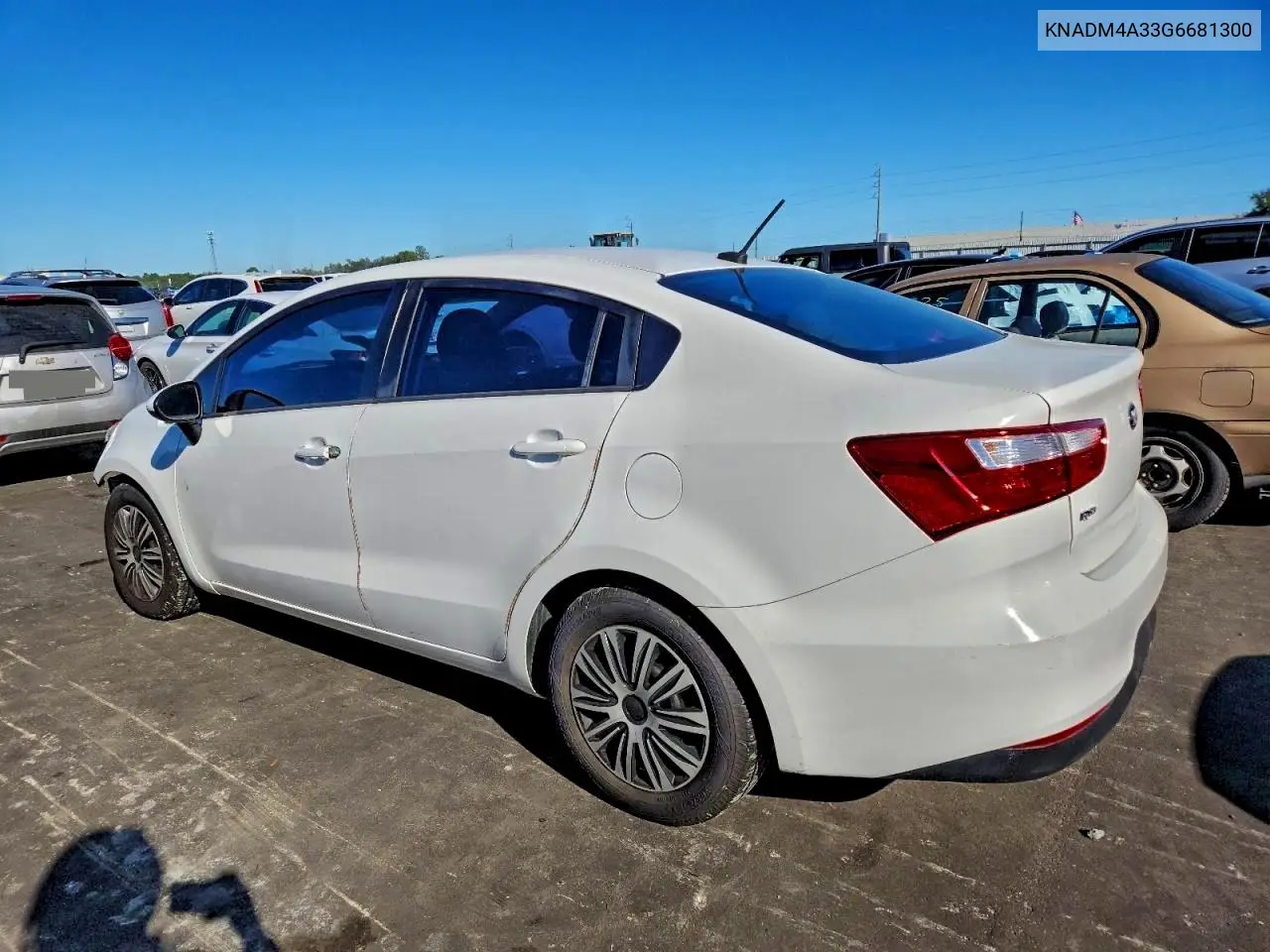 KNADM4A33G6681300 2016 Kia Rio