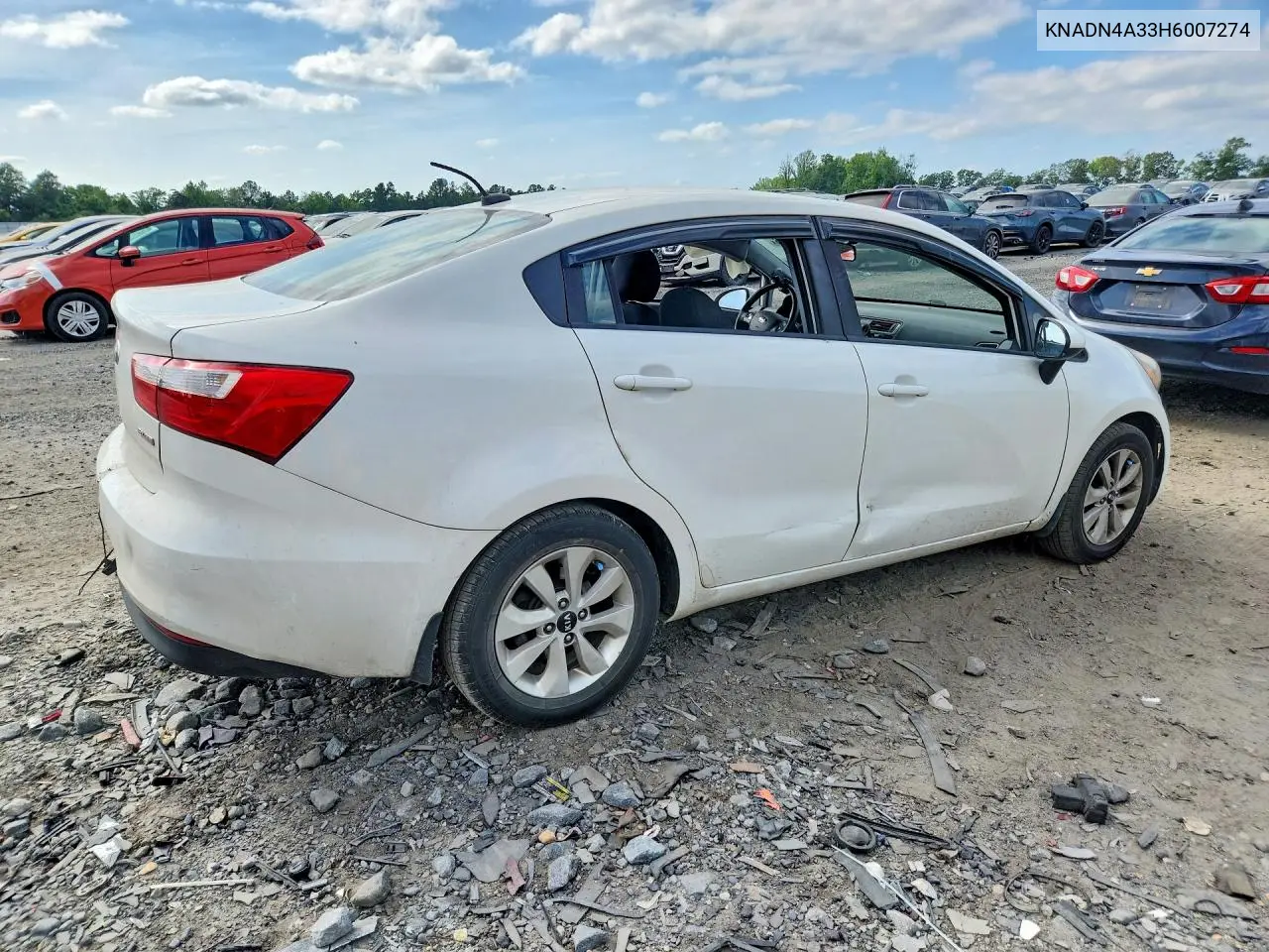 2017 Kia Rio Ex VIN: KNADN4A33H6007274 Lot: 56423566