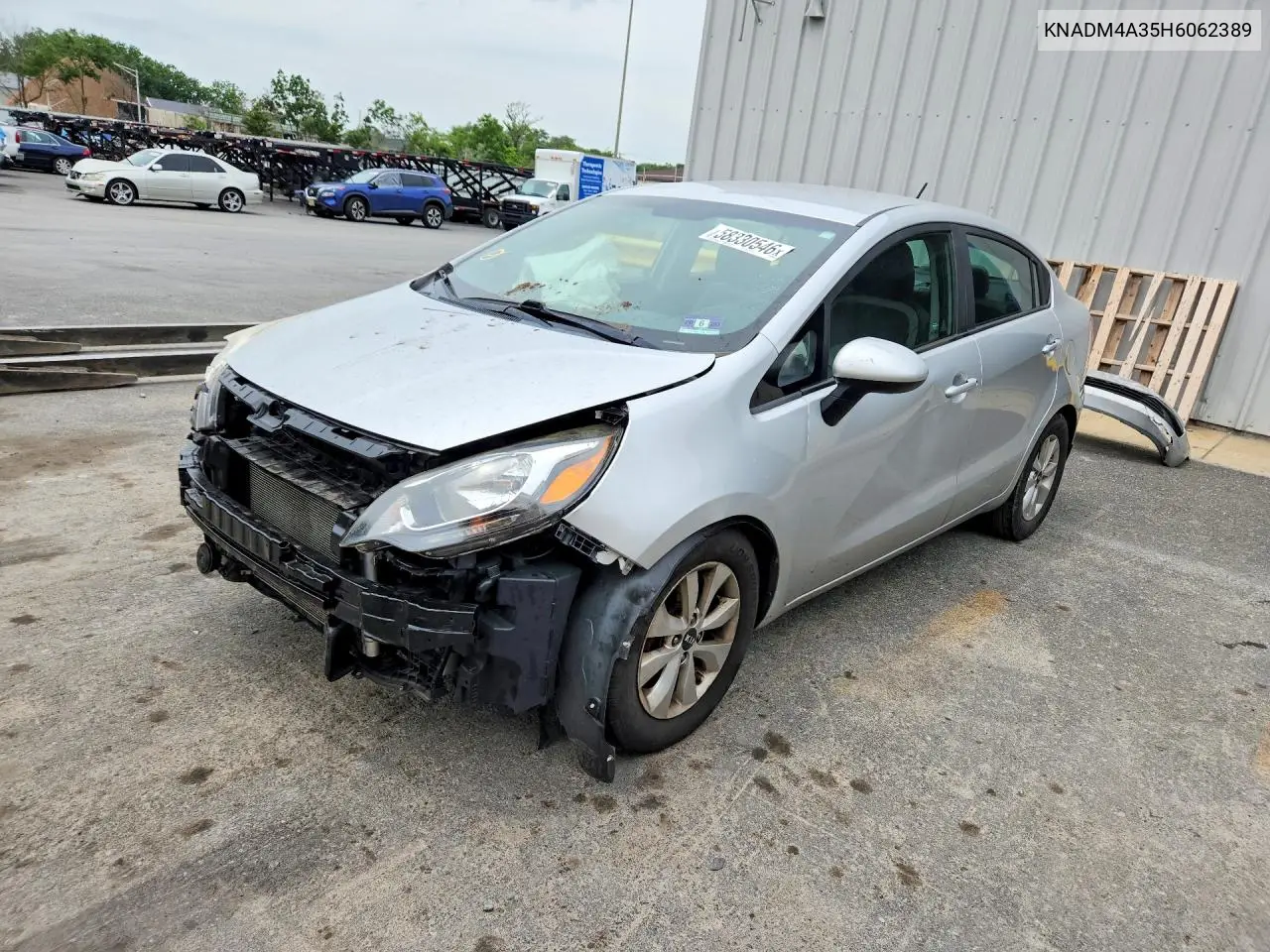 2017 Kia Rio Lx VIN: KNADM4A35H6062389 Lot: 58330546