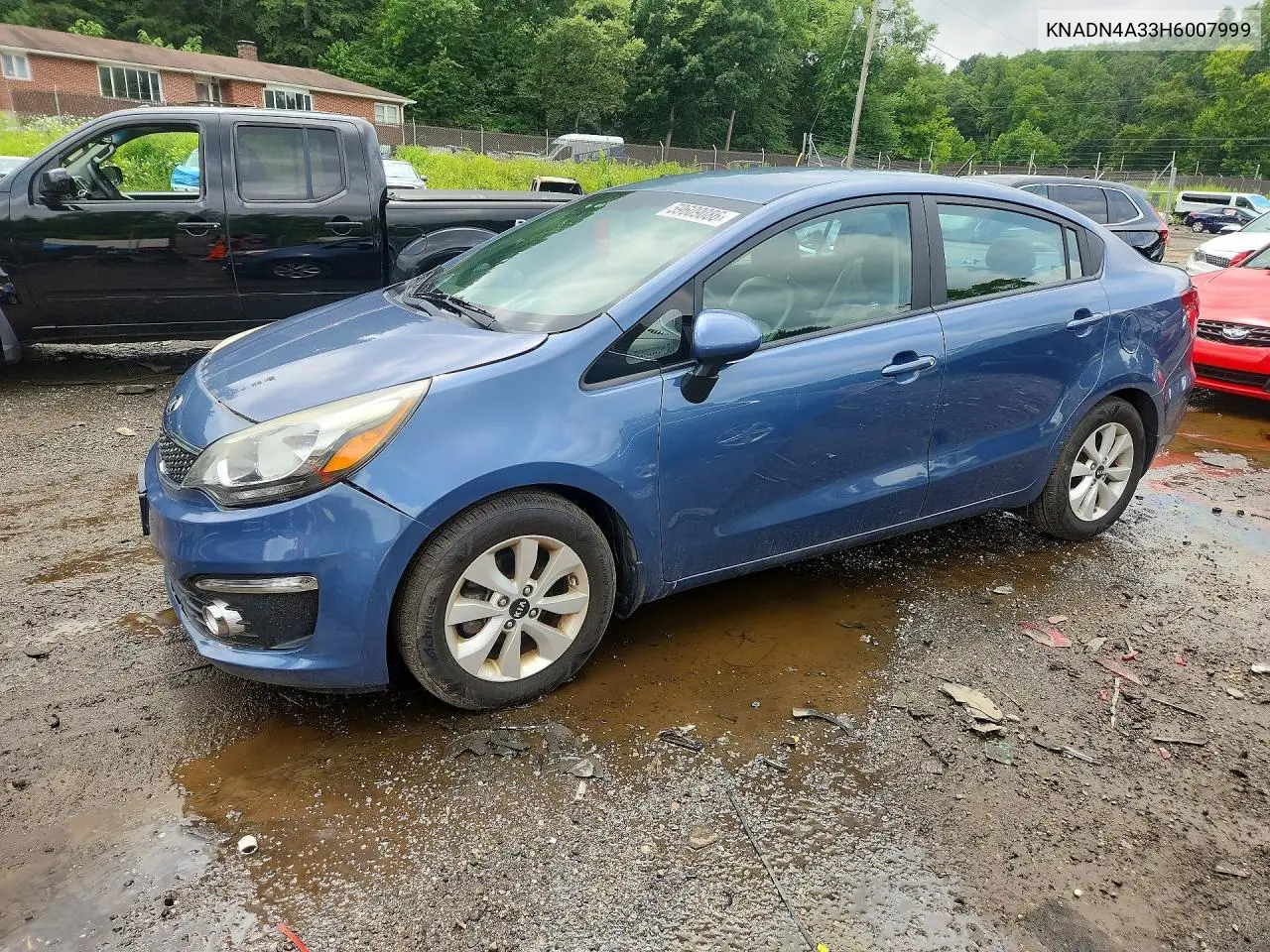 2017 Kia Rio Ex VIN: KNADN4A33H6007999 Lot: 59609086