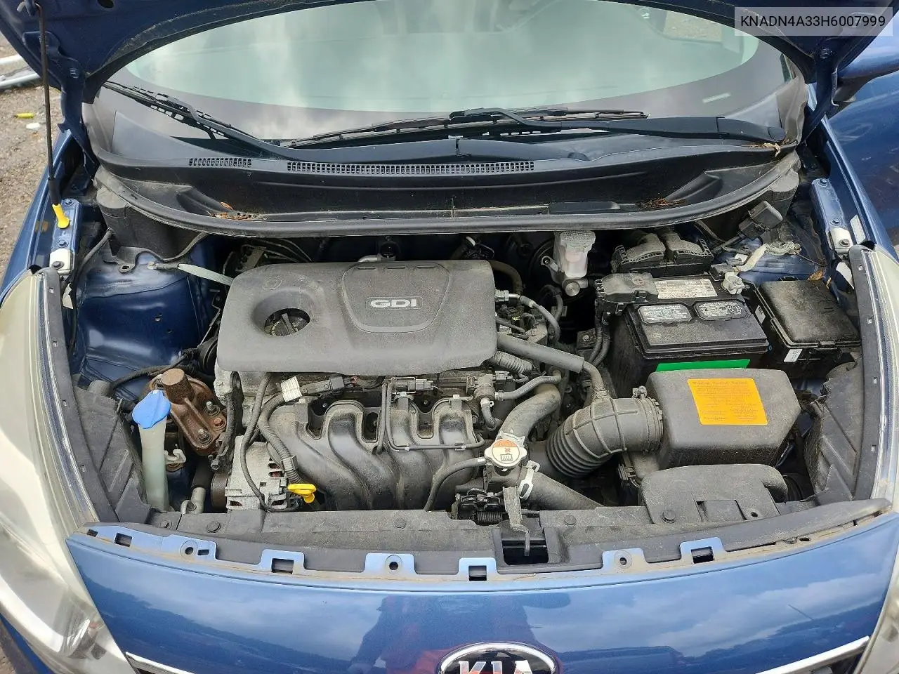 2017 Kia Rio Ex VIN: KNADN4A33H6007999 Lot: 59609086
