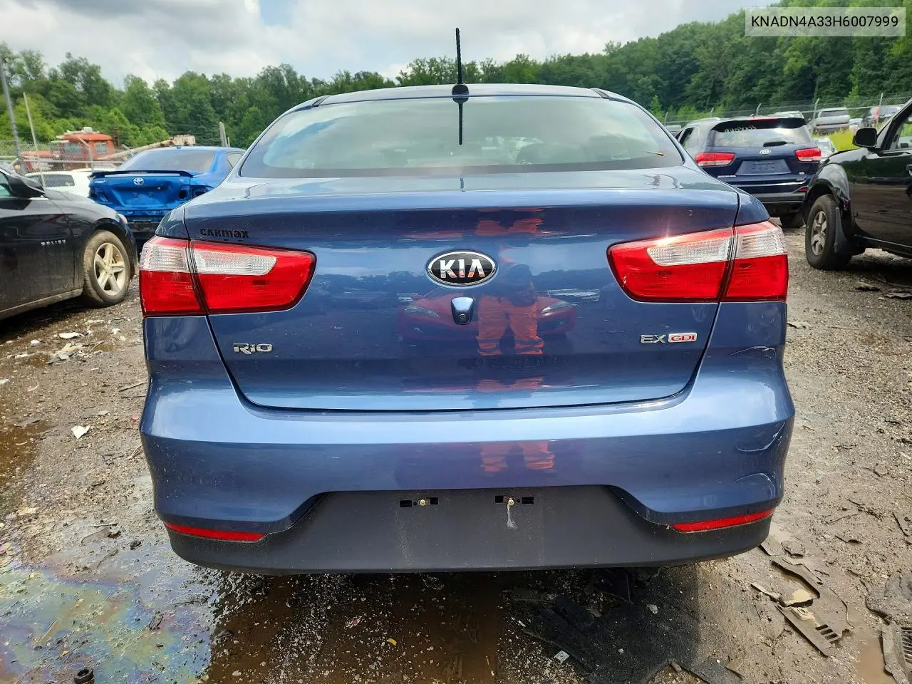 2017 Kia Rio Ex VIN: KNADN4A33H6007999 Lot: 59609086