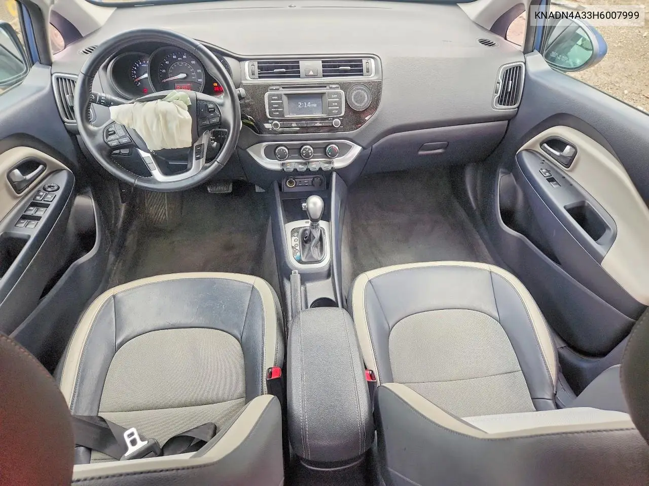 2017 Kia Rio Ex VIN: KNADN4A33H6007999 Lot: 59609086