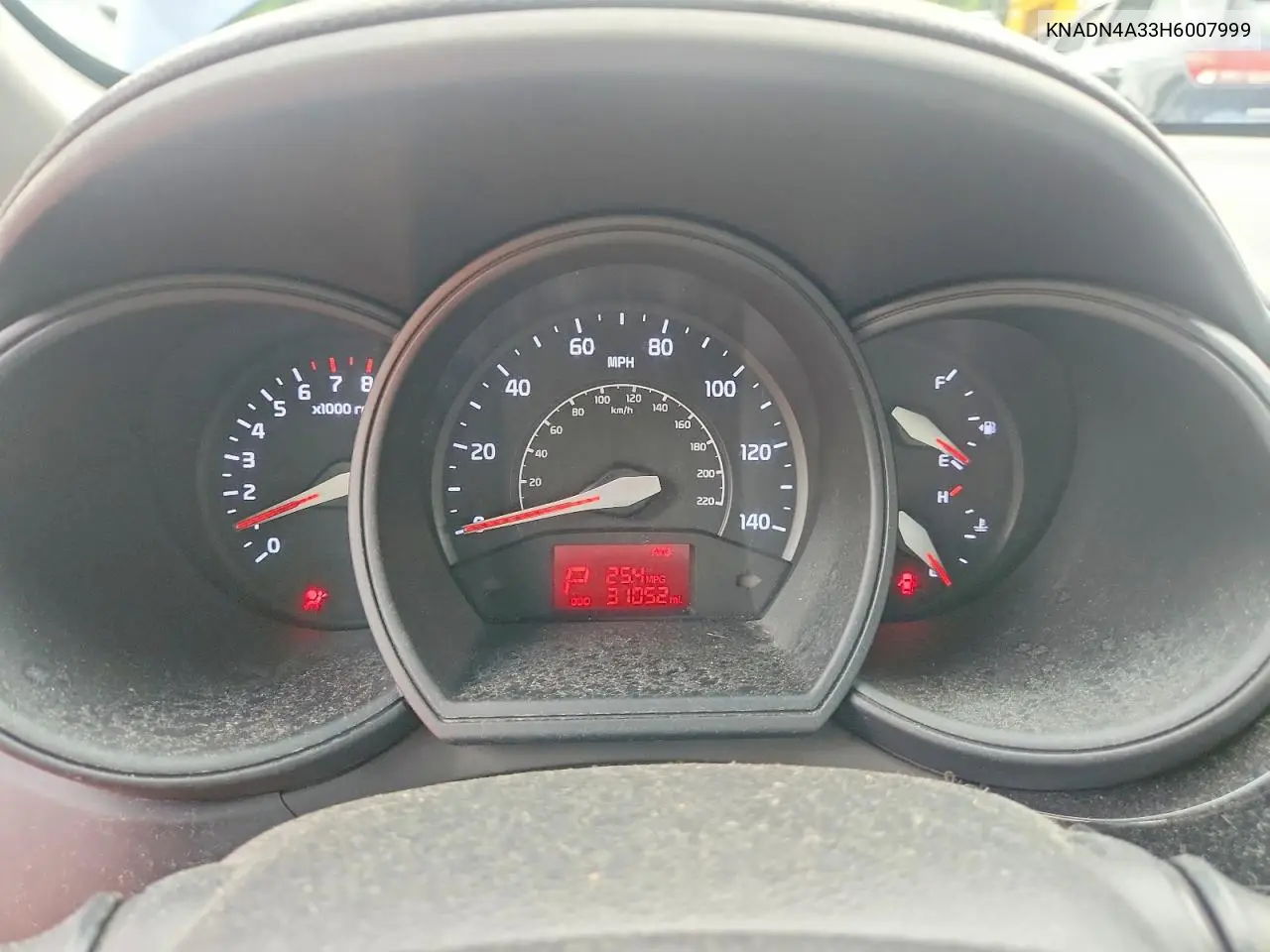2017 Kia Rio Ex VIN: KNADN4A33H6007999 Lot: 59609086