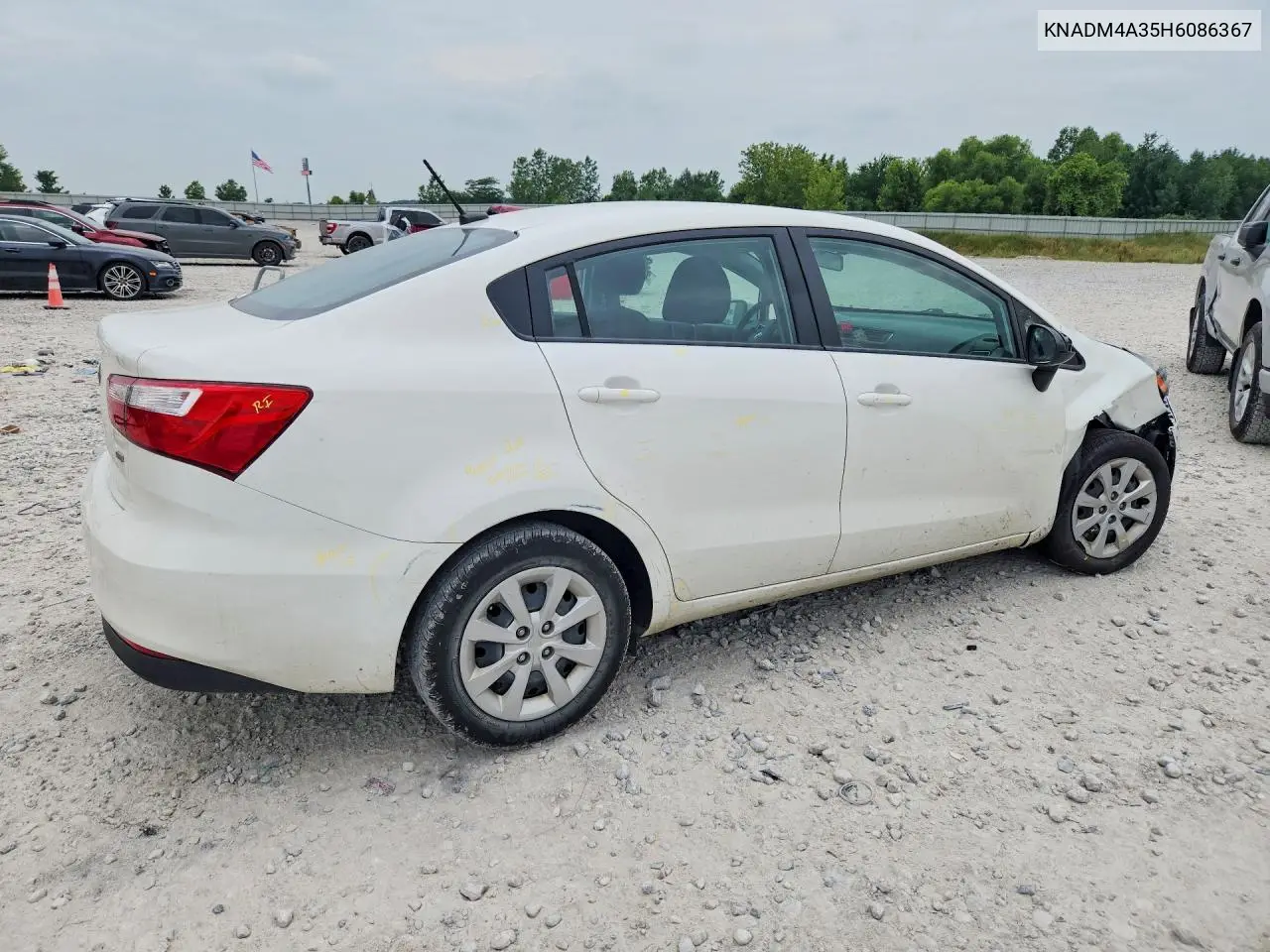 2017 Kia Rio Lx VIN: KNADM4A35H6086367 Lot: 60166946