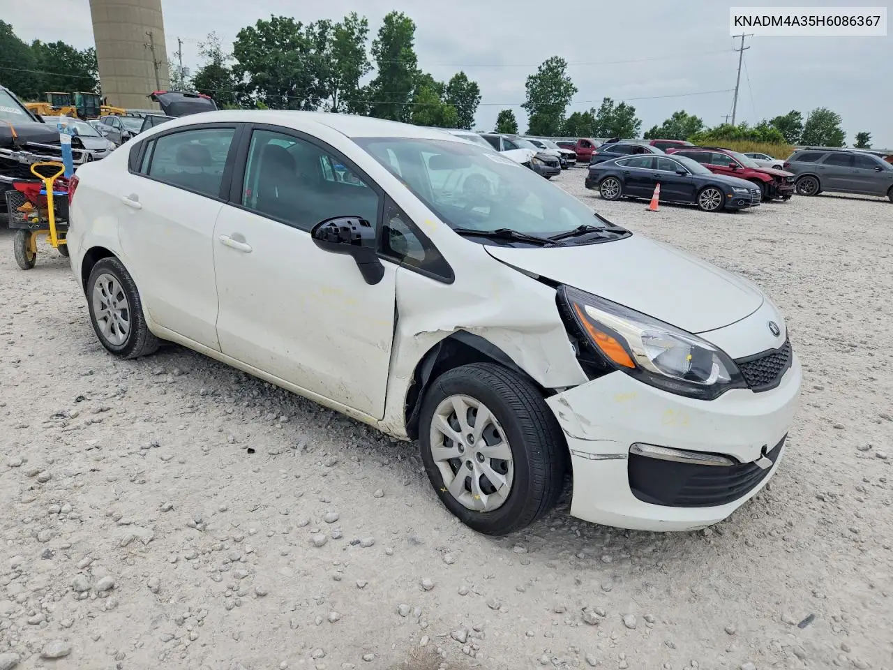 2017 Kia Rio Lx VIN: KNADM4A35H6086367 Lot: 60166946