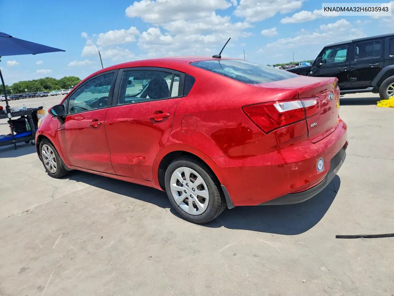 2017 Kia Rio Lx VIN: KNADM4A32H6035943 Lot: 60313126