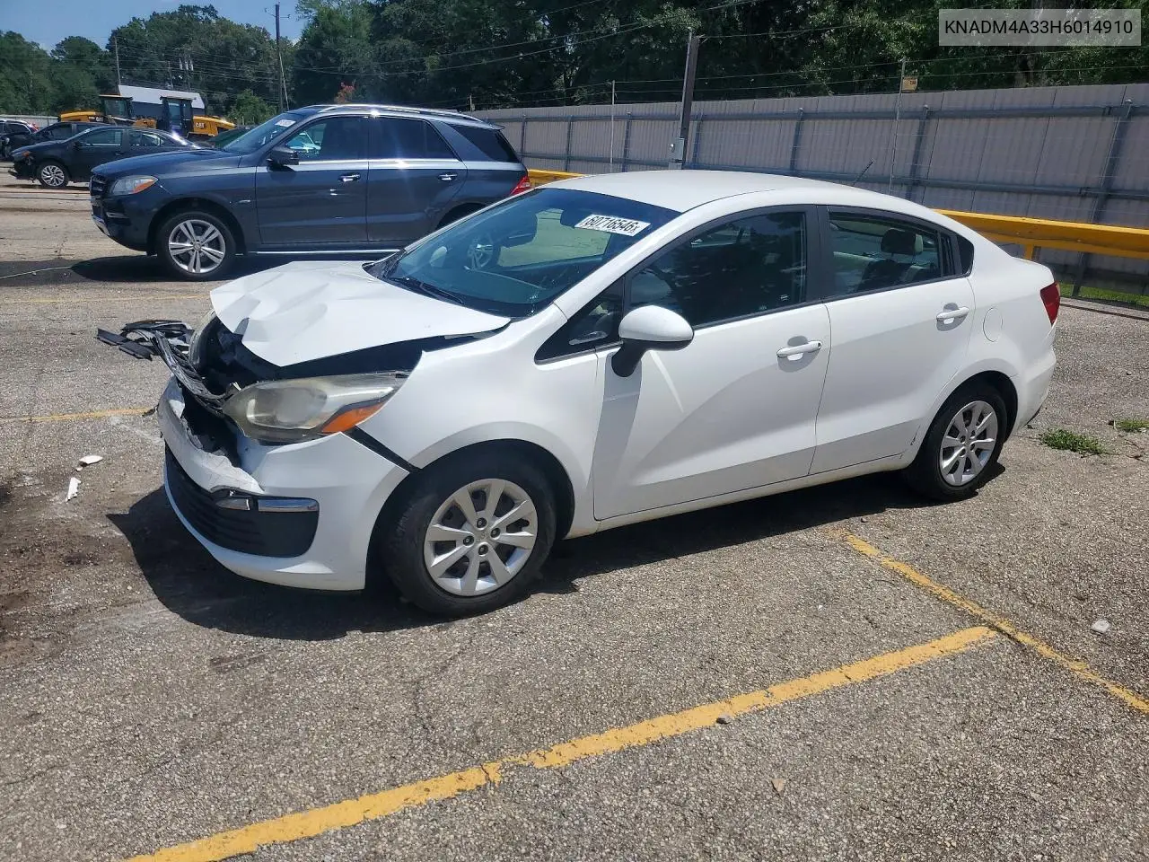 2017 Kia Rio Lx VIN: KNADM4A33H6014910 Lot: 60716546