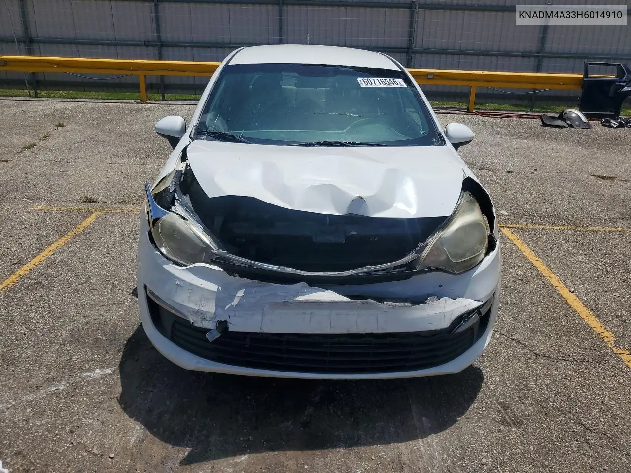 2017 Kia Rio Lx VIN: KNADM4A33H6014910 Lot: 60716546