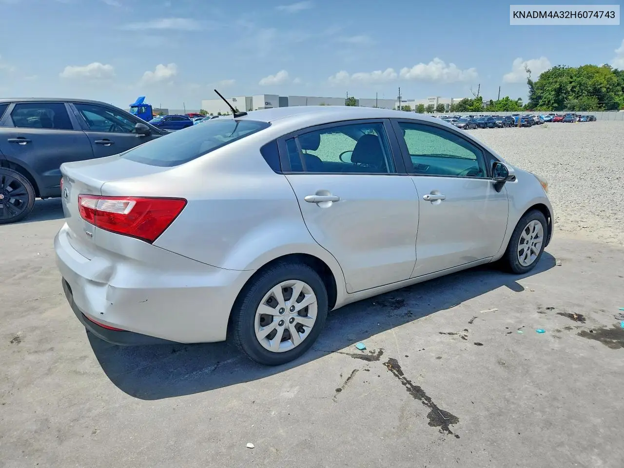 2017 Kia Rio Lx VIN: KNADM4A32H6074743 Lot: 60824296