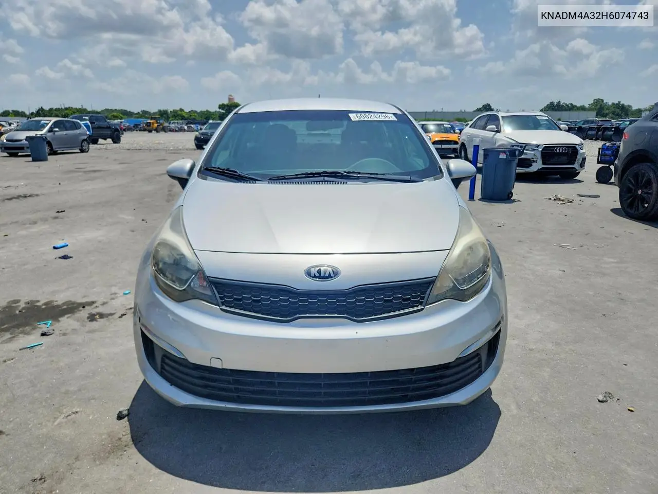 2017 Kia Rio Lx VIN: KNADM4A32H6074743 Lot: 60824296