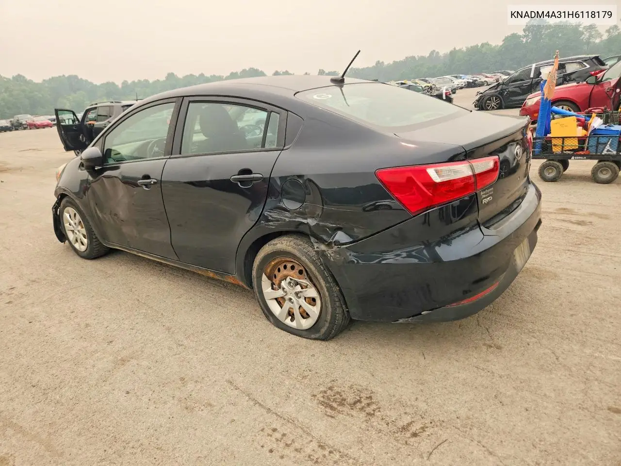 2017 Kia Rio Lx VIN: KNADM4A31H6118179 Lot: 61195096
