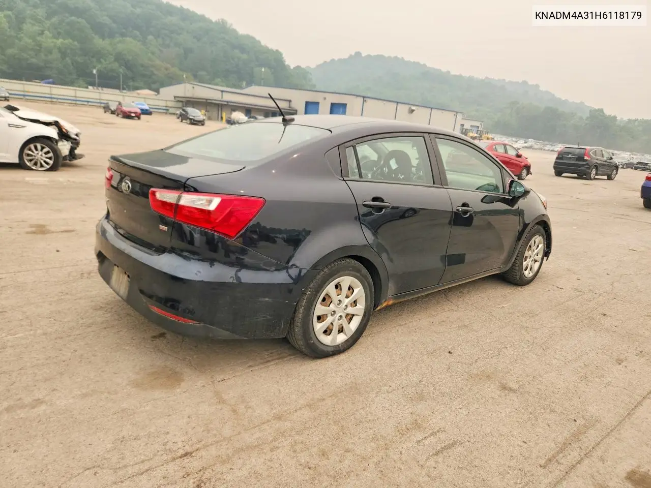 2017 Kia Rio Lx VIN: KNADM4A31H6118179 Lot: 61195096