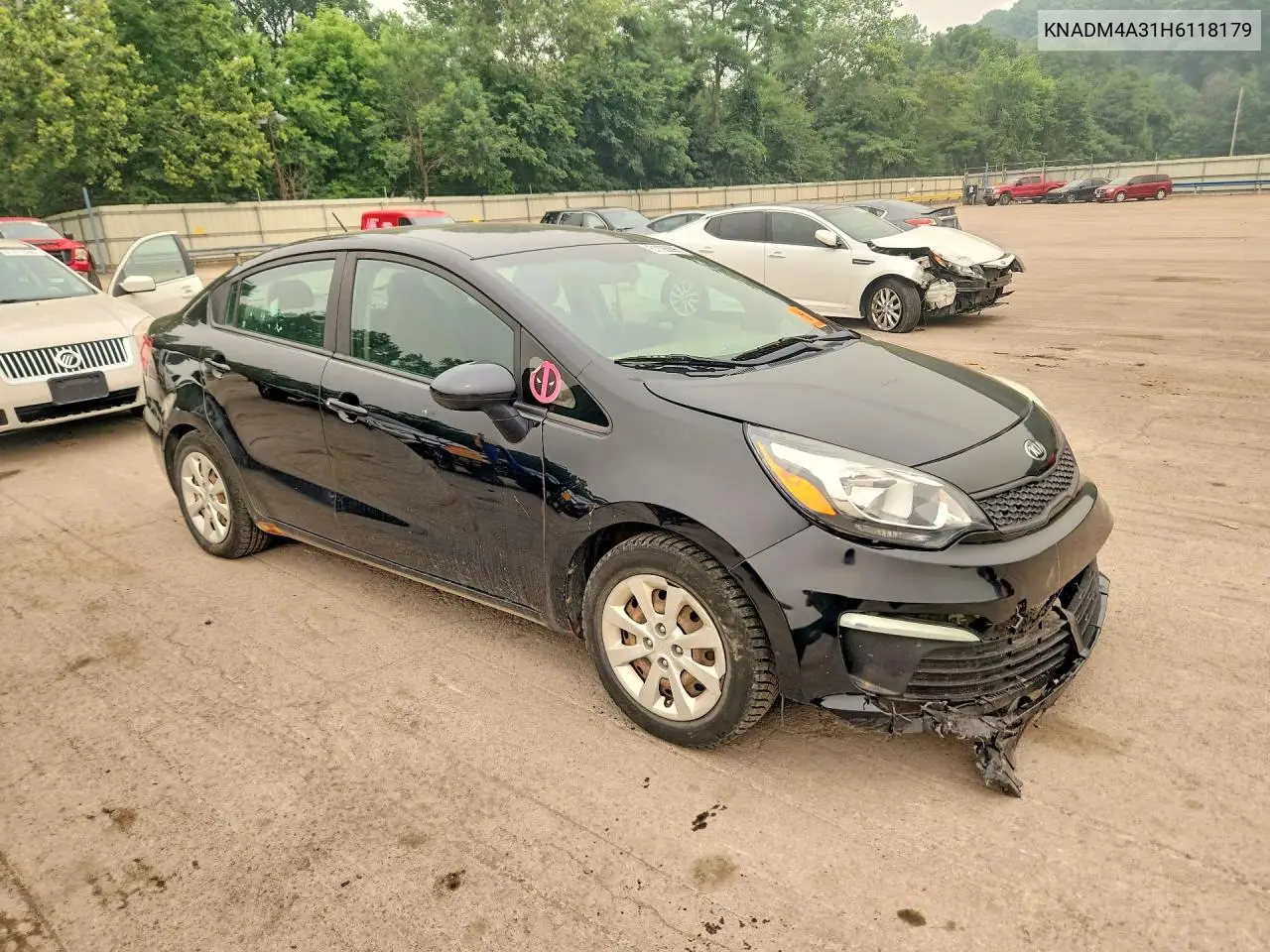 2017 Kia Rio Lx VIN: KNADM4A31H6118179 Lot: 61195096