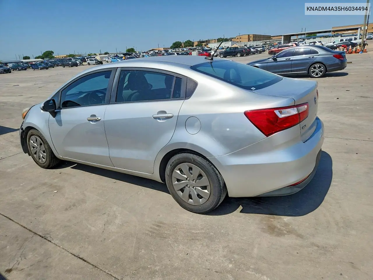 2017 Kia Rio Lx VIN: KNADM4A35H6034494 Lot: 61748236